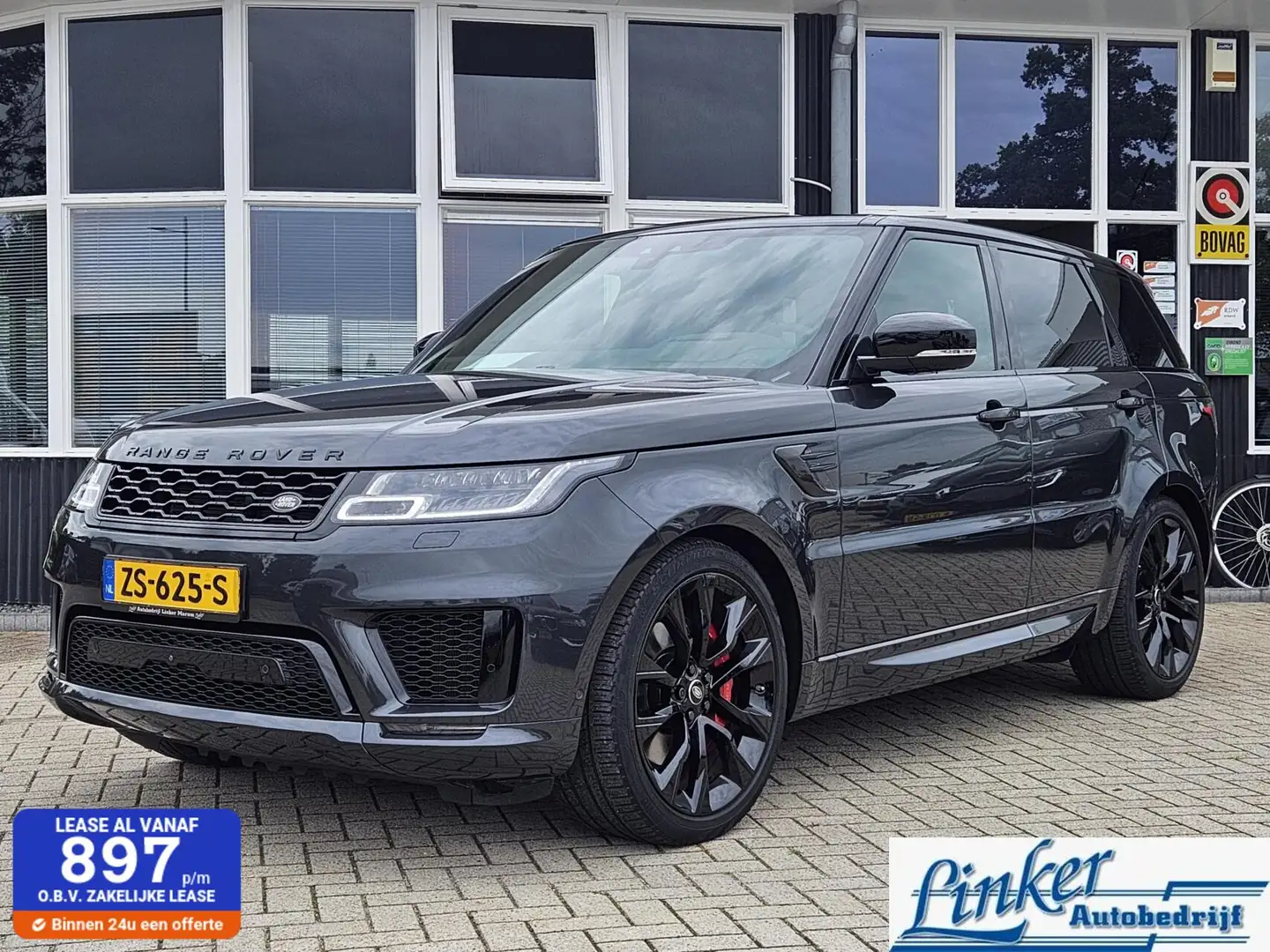 Land Rover Range Rover Sport 3.0 P400 HST 400PK CARBON NL-AUTO Gris - 1