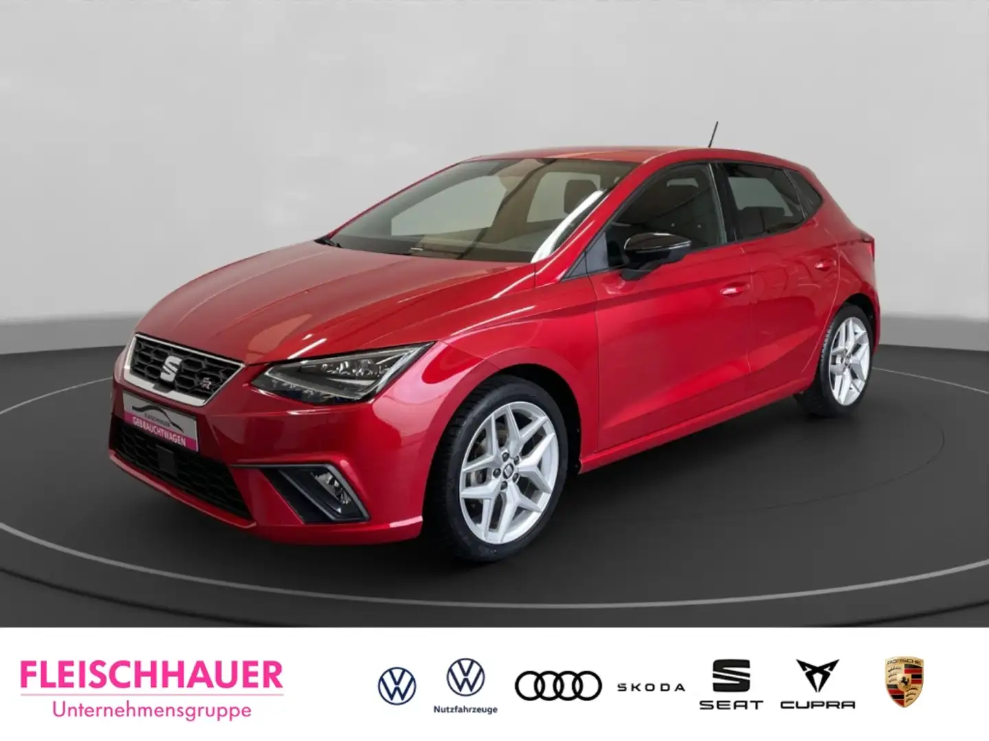 SEAT Ibiza FR 1.0 TSI Navi LED CarPlay Android Auto Rojo - 1