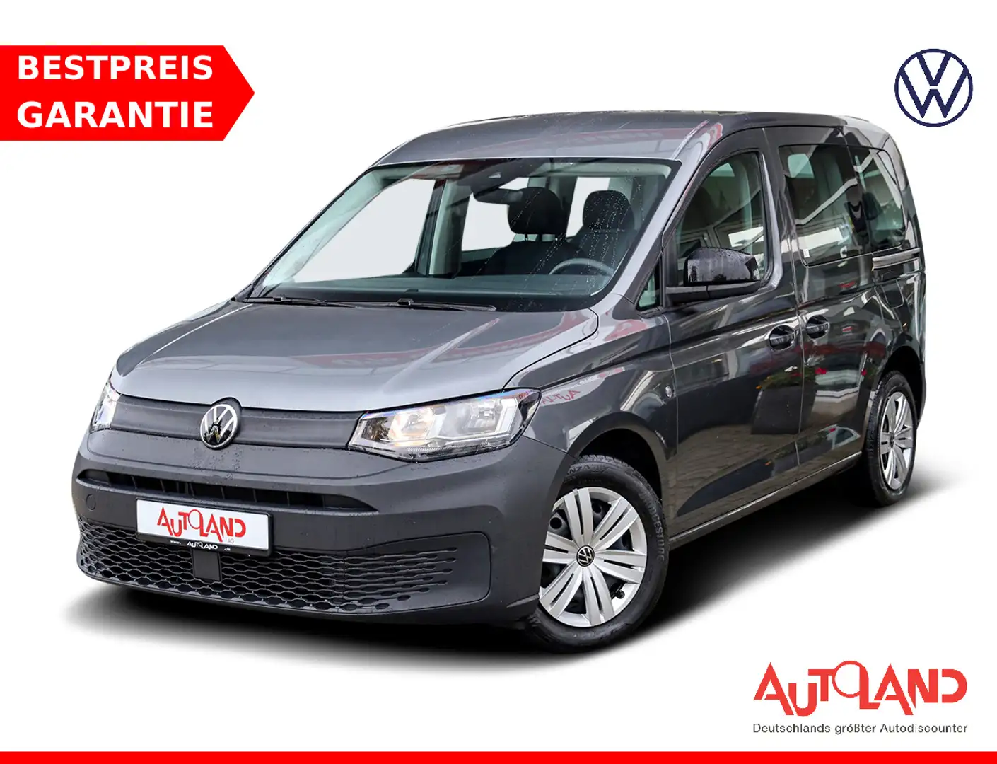 Volkswagen Caddy 2.0 TDI Navi Sitzheizung Bluetooth Grigio - 1