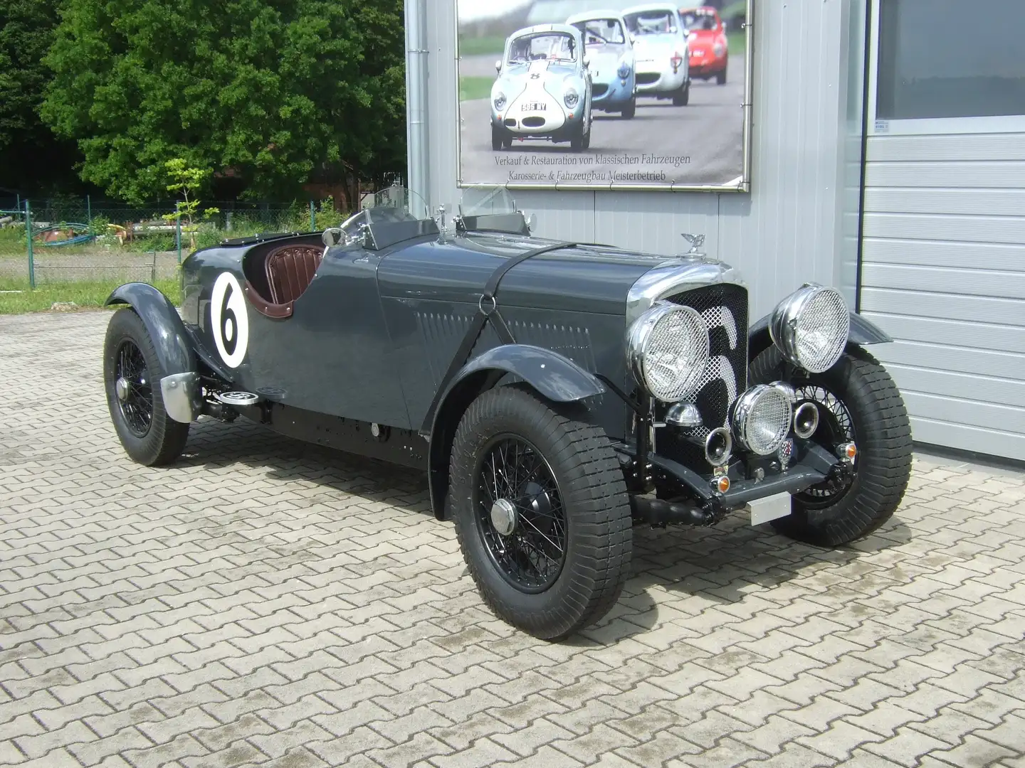 Oldtimer Bentley 3.5-litre Sports "Eddie Hall" Grün - 2