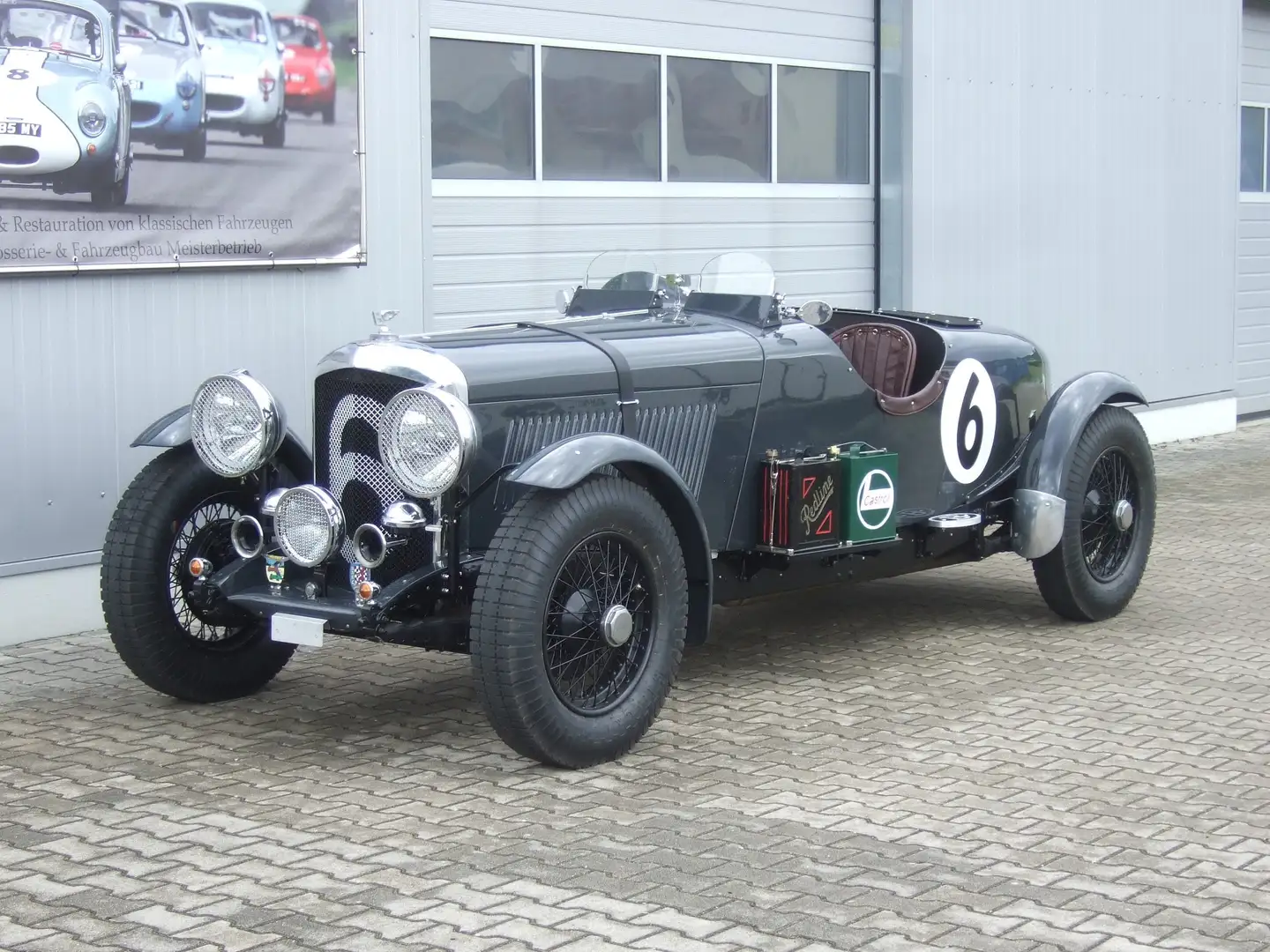 Oldtimer Bentley 3.5-litre Sports "Eddie Hall" Zelená - 1
