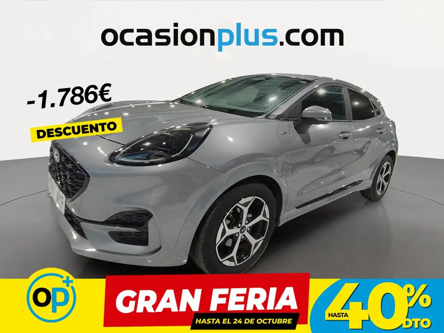Ford Puma 1.0 EcoBoost MHEV ST-Line 125 Gris - 1