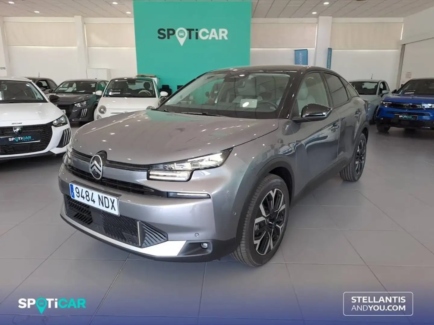 Citroen C4 Hybrid 145 ë-DCS6 Business Edition Gris - 1