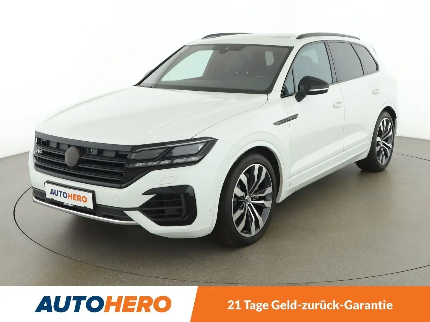 Volkswagen Touareg 3.0 TSI R-Line 4Motion Aut. *HUD*PANO*AHK*SPUR*TOT Blanc - 1