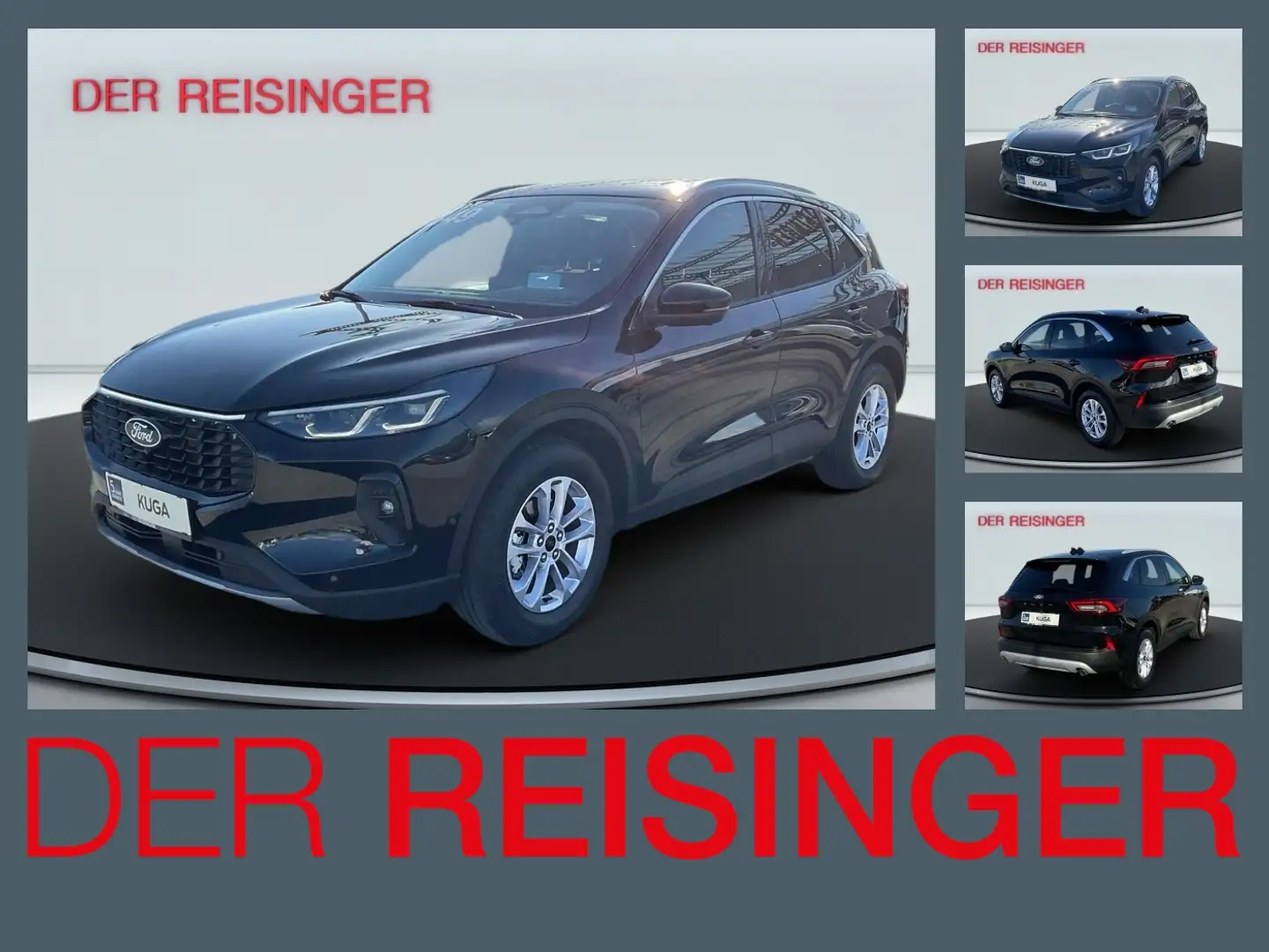 Ford Kuga Titanium M6 Zwart - 1