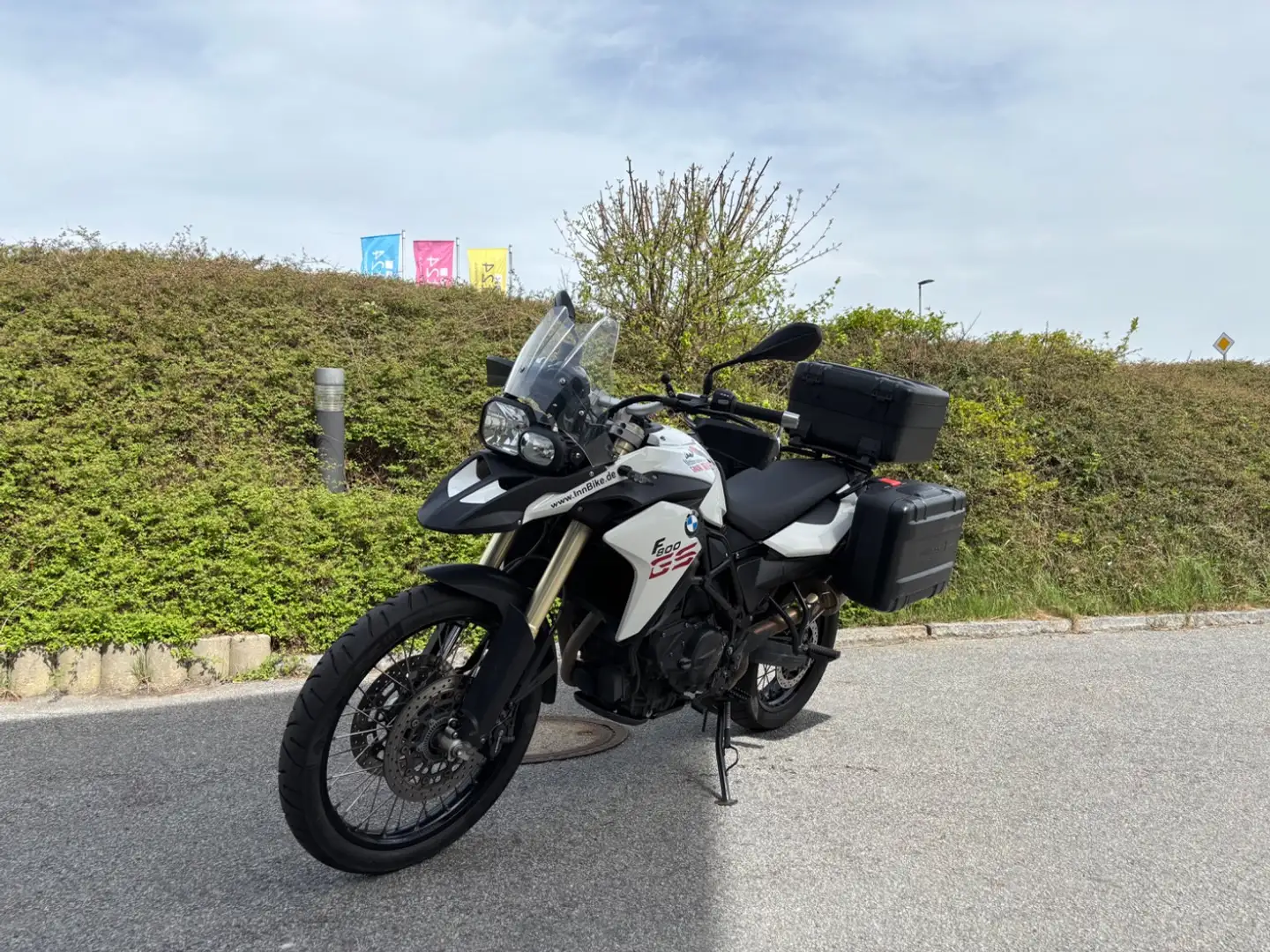 BMW F 800 GS Kofferset Bianco - 2