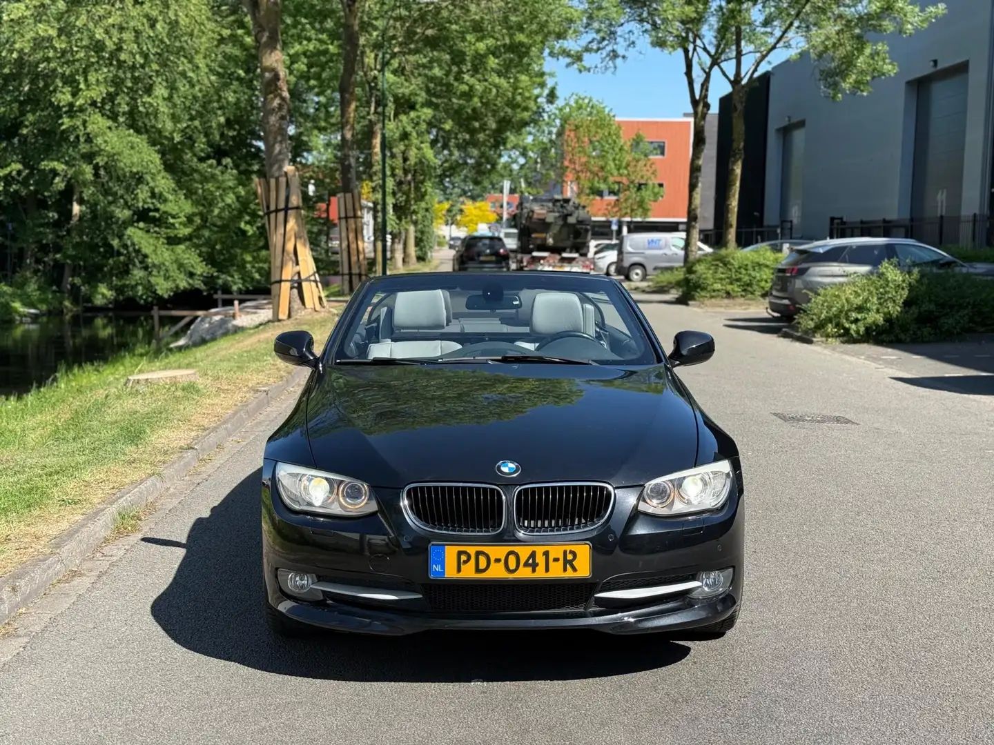 BMW 320 3-serie Cabrio 320i CABRIOLET AUTOMAAT LEDER/NAVIG Siyah - 2