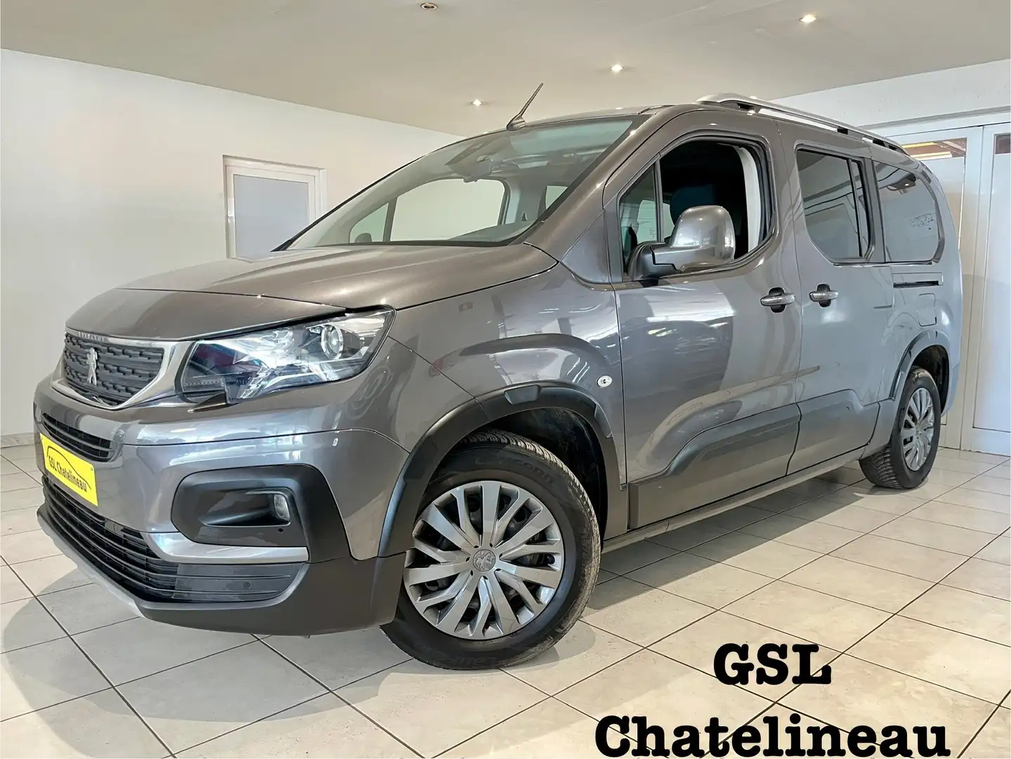 Peugeot Rifter 1.5BlueHDi 130cv Long Allure 7 places 2020 Navi Grijs - 1