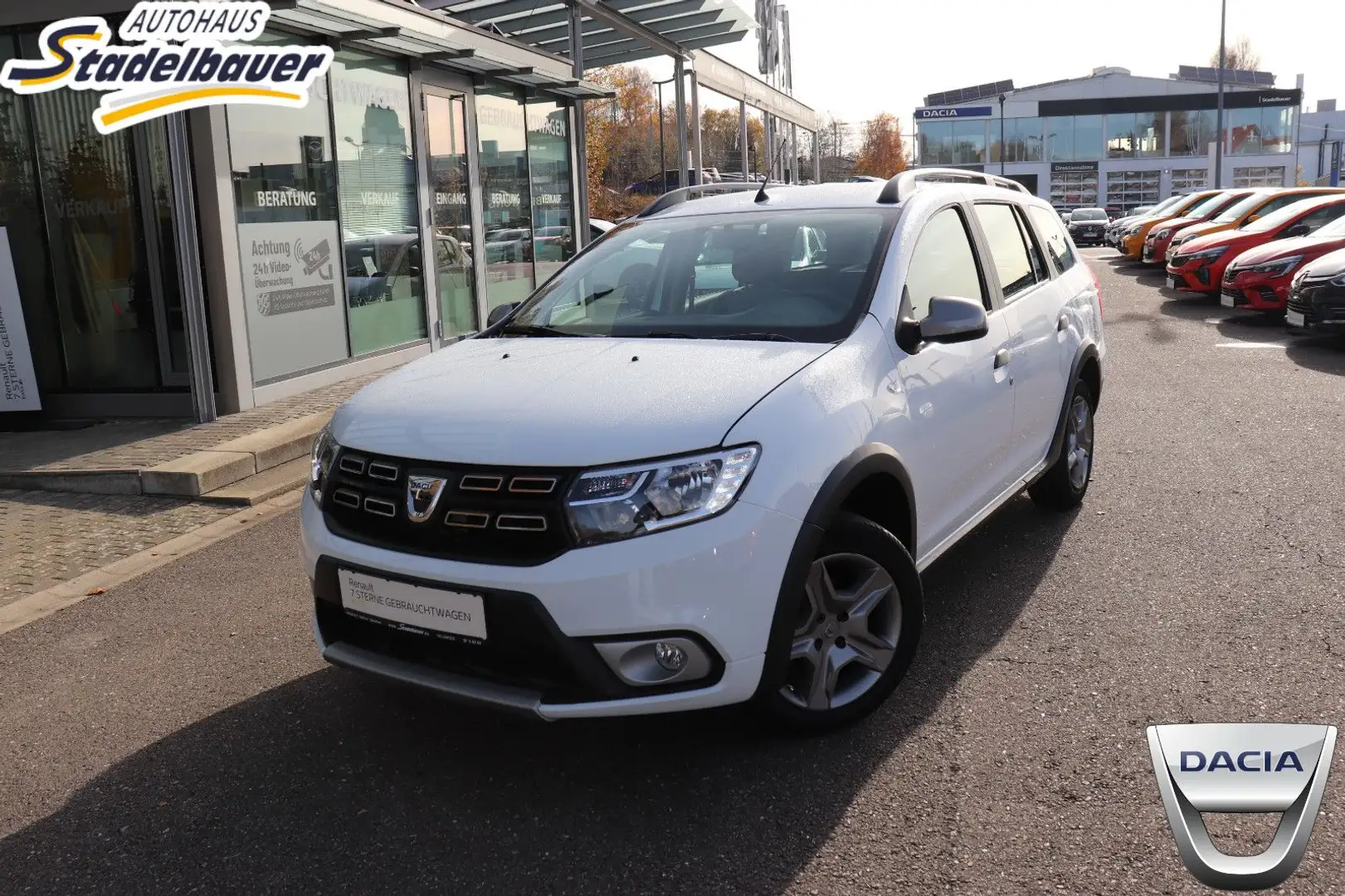 Dacia Logan MCV II Kombi Stepway, Navi, LPG Blanc - 1