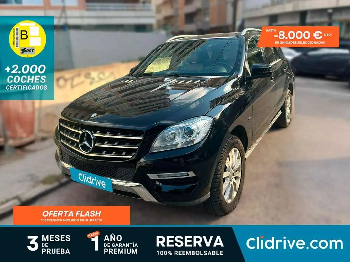 Mercedes-Benz ML 320 350 BlueTEC 4MATIC Zwart - 1