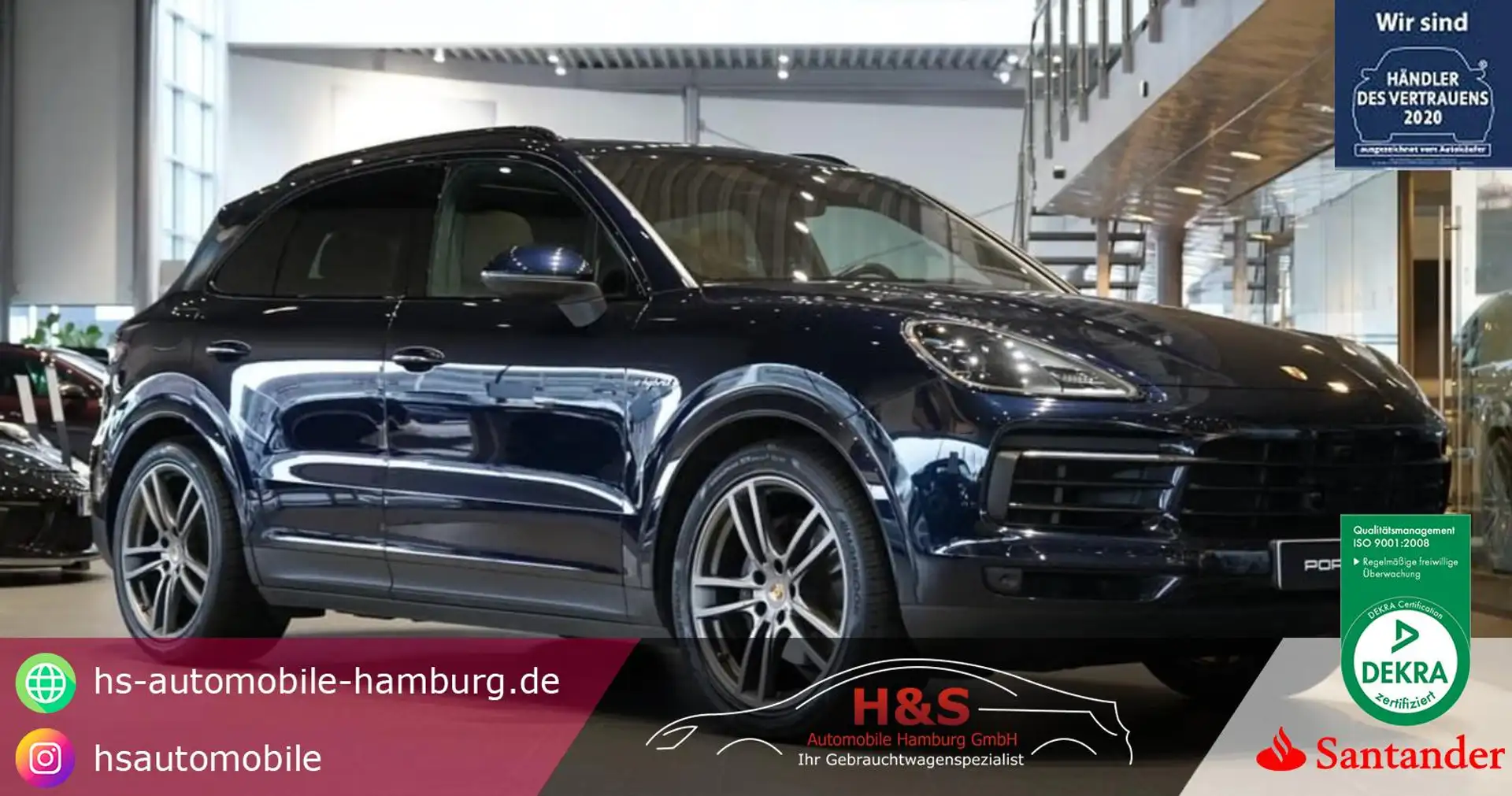 Porsche Cayenne E-Hybrid Headup*Surround View Bleu - 1