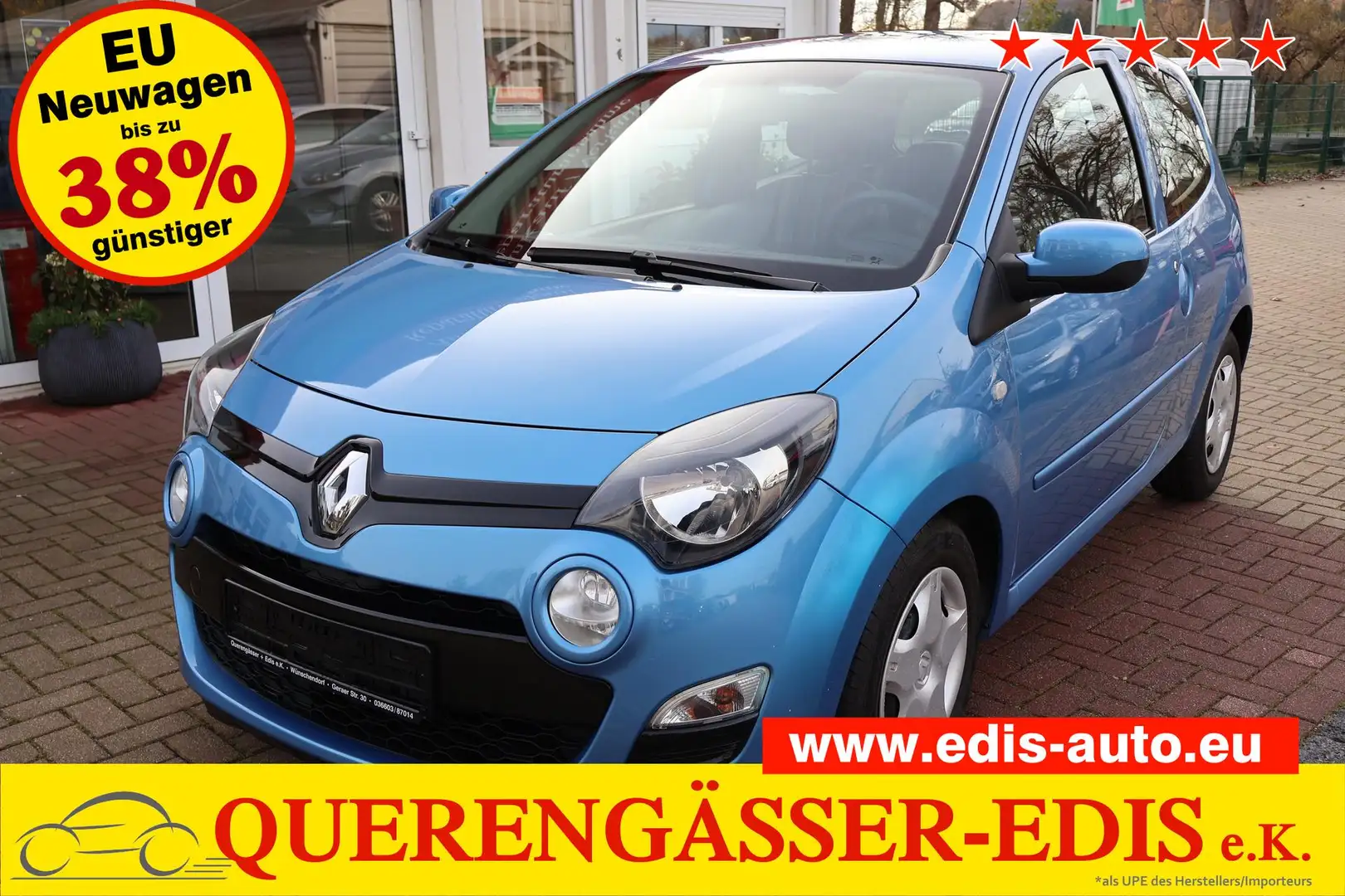 Renault Twingo 1.2 55 kW (75 PS), Schalt. 5-Gang, Frontantrieb Bleu - 1