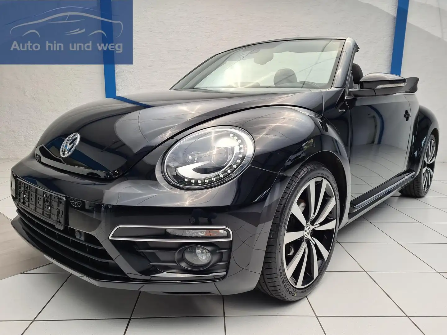 Volkswagen Beetle Cabrio Allstar BMT | Xenon | NAVI Zwart - 1