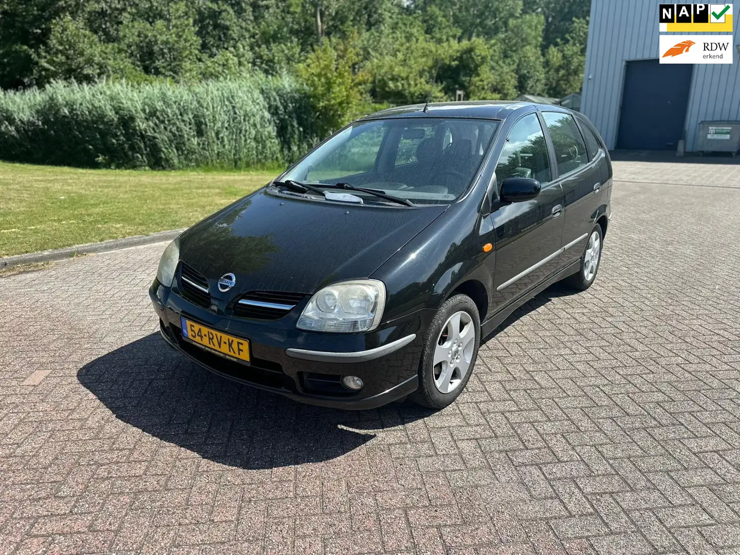 Nissan Almera Tino 1.8 Tekna/AIRCO/LEDER-ALCANTARA/TREKHAAK Black - 1