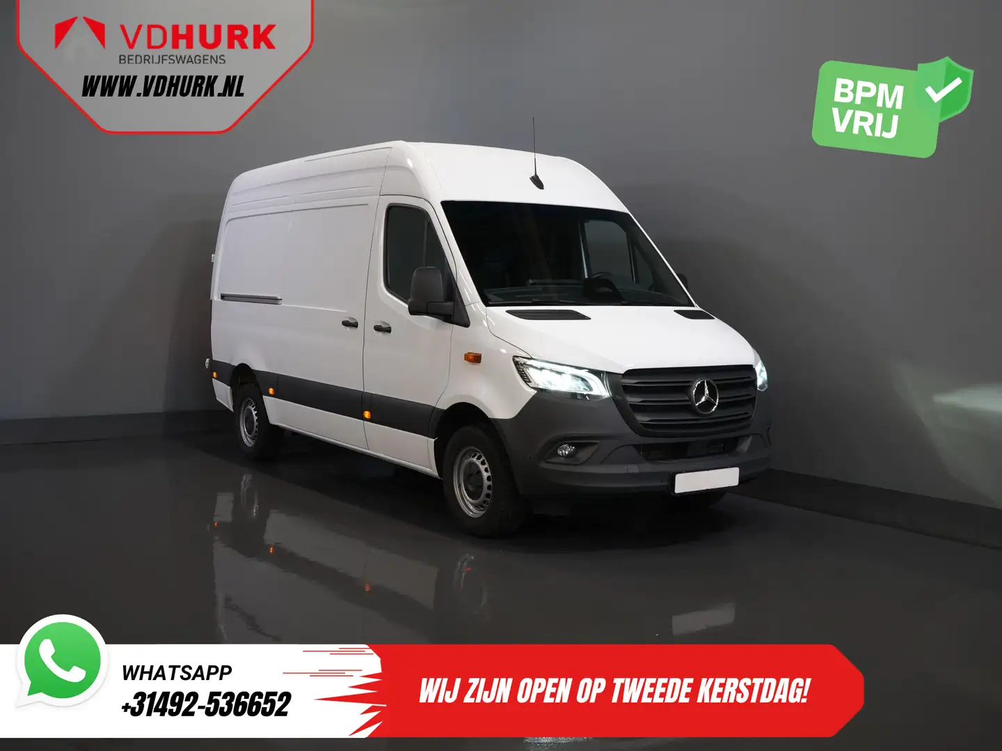 Mercedes-Benz Sprinter 317 CDI Aut. L2H2 BPM VRIJ! LED/ Gev.Stoel/ 270Gr. Blanc - 1