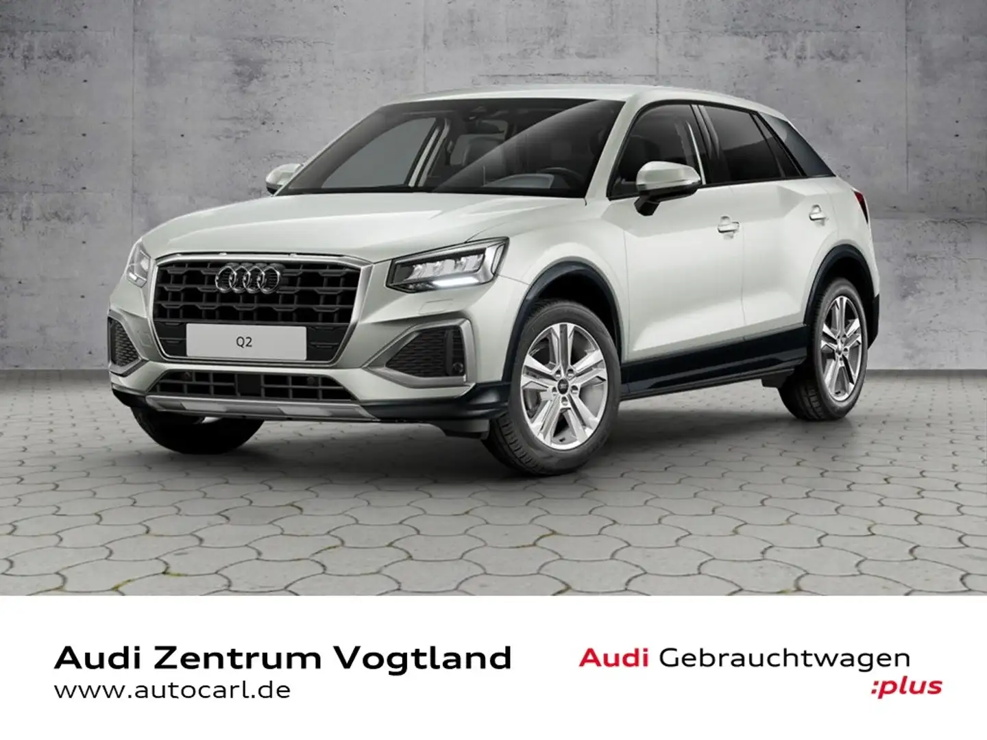 Audi Q2 advanced 35 1.5TFSI S tron/AHK/SHZ/LED/GRA/Sounds Silber - 1