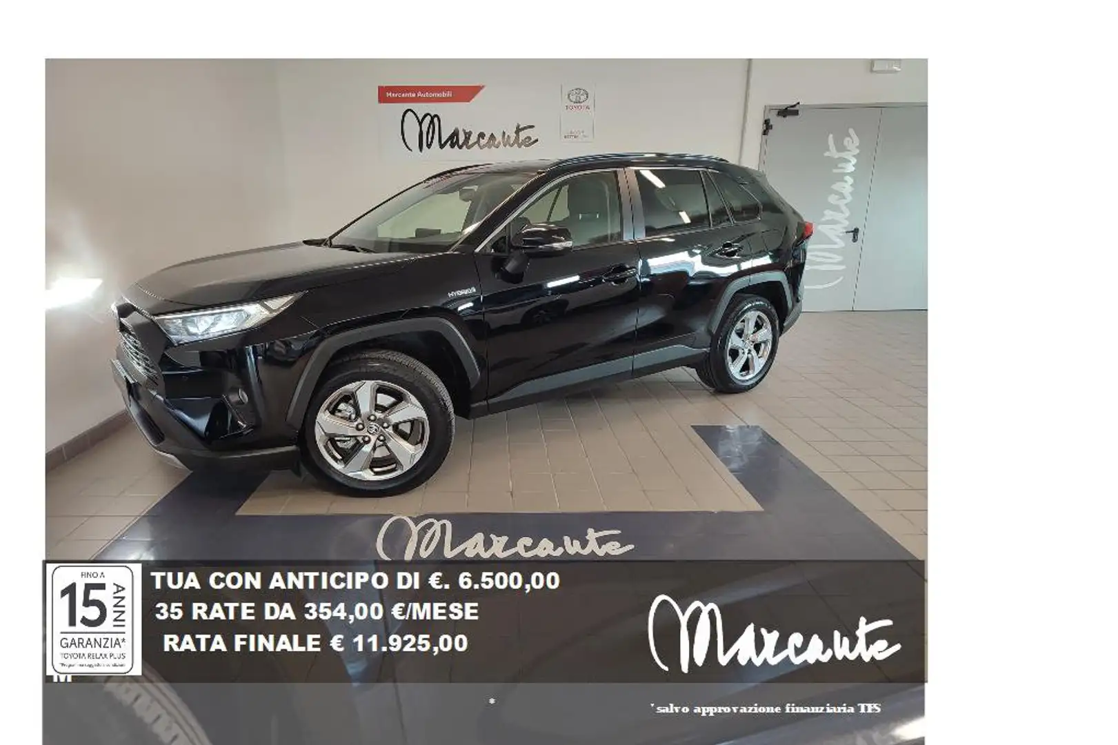 Toyota RAV 4 2.5 HV (218CV) E-CVT 2WD Active Zwart - 1