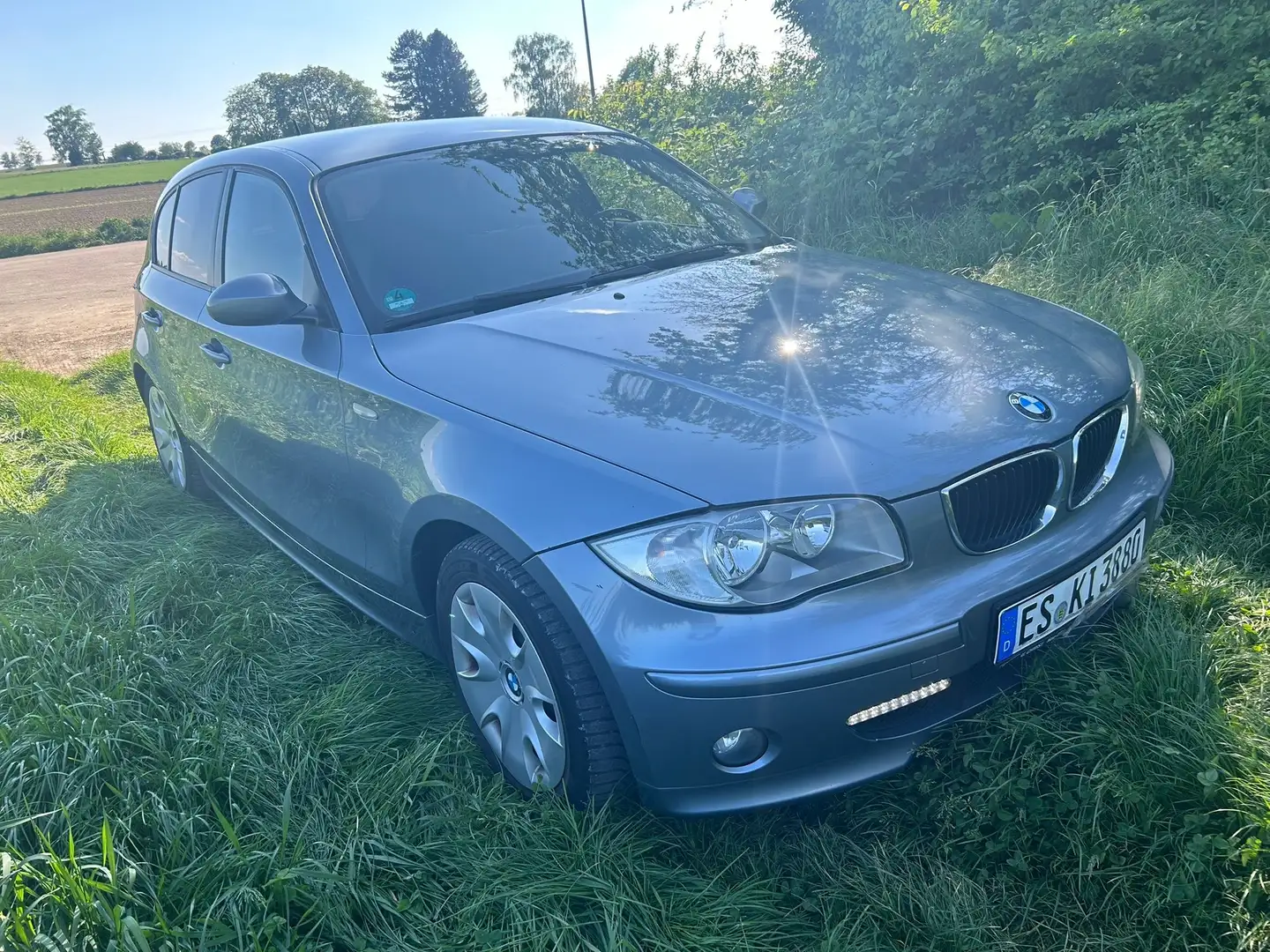 BMW 118 118i, Klima, Bastler Auto voll fahrbereit Grau - 1