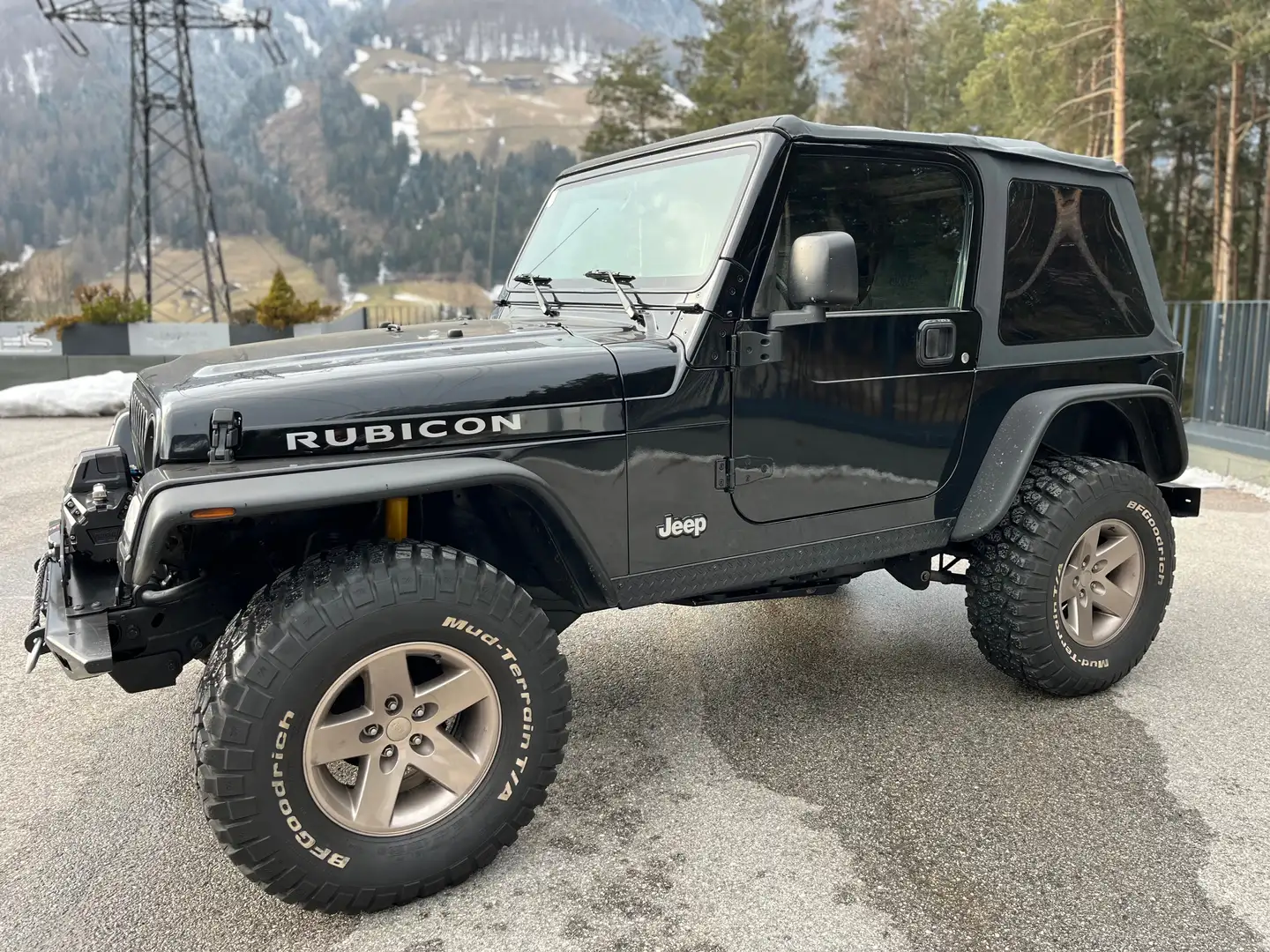 Jeep Wrangler Wrangler Tj 4,0 Rubicon Aut. Rubicon Negru - 2