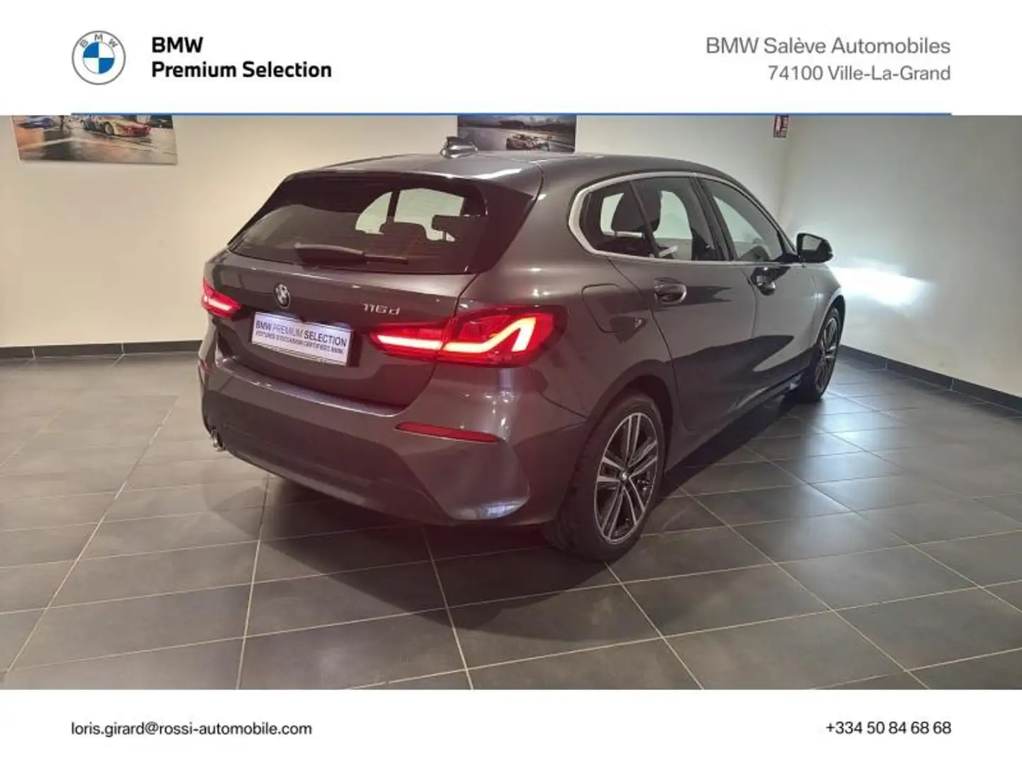 BMW 116 116d 116ch Business Design Gris - 2