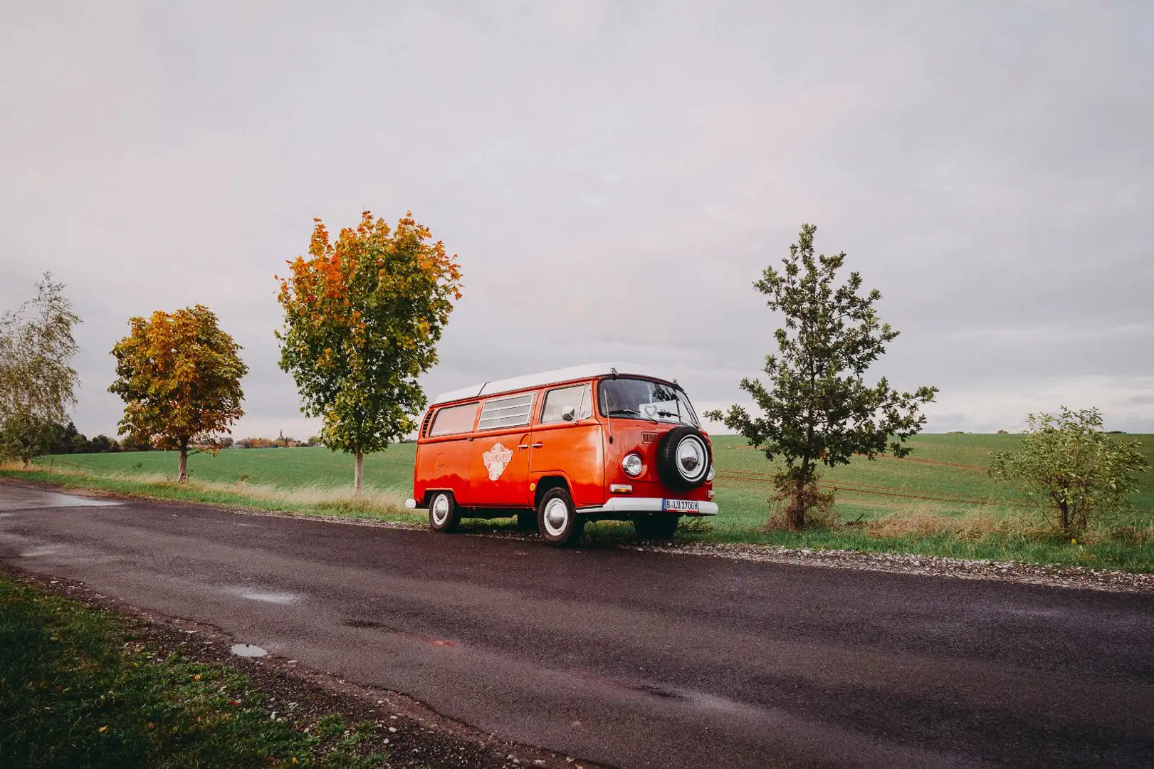 Volkswagen T2 a Westfalia Fotobulli Fotoautomat Fotobox Rojo - 2