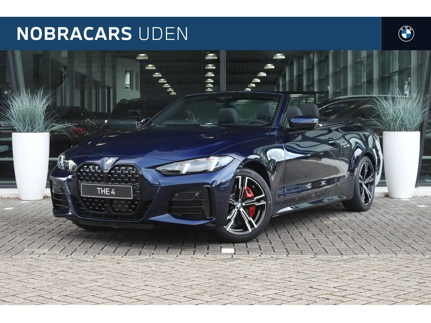 BMW 420 4 Serie Cabrio 420i High Executive M Sport Automaa Blauw - 1