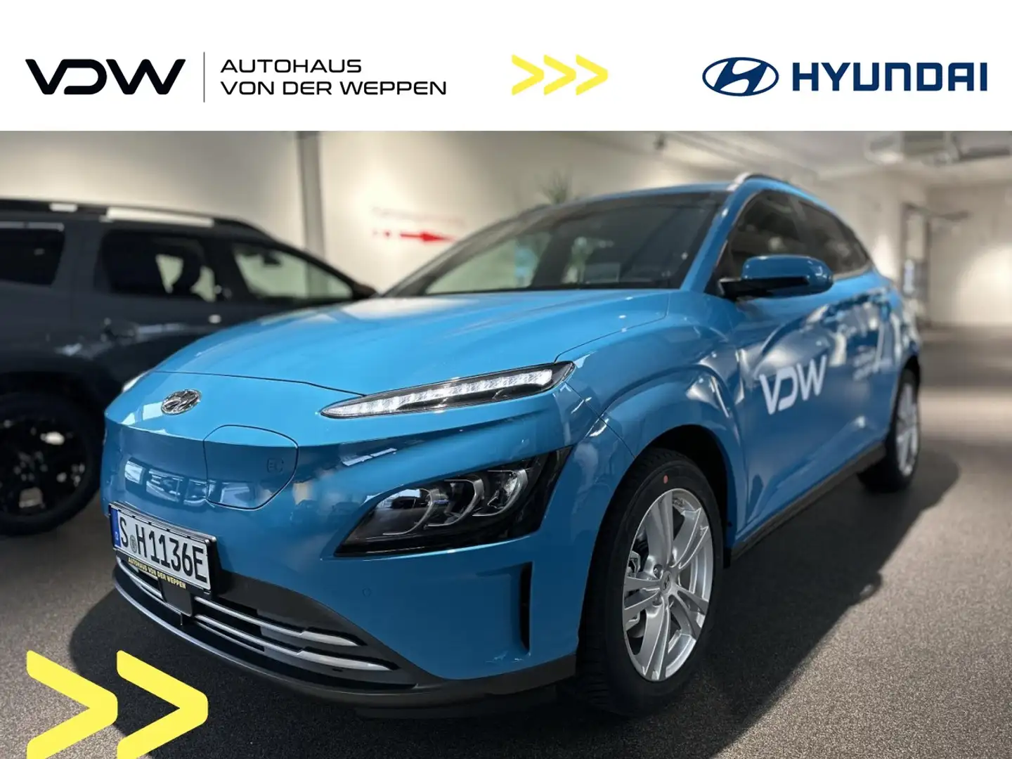 Hyundai KONA Elektro*Prime*NAVI*LED*KAMERA Klima Navi Blau - 1