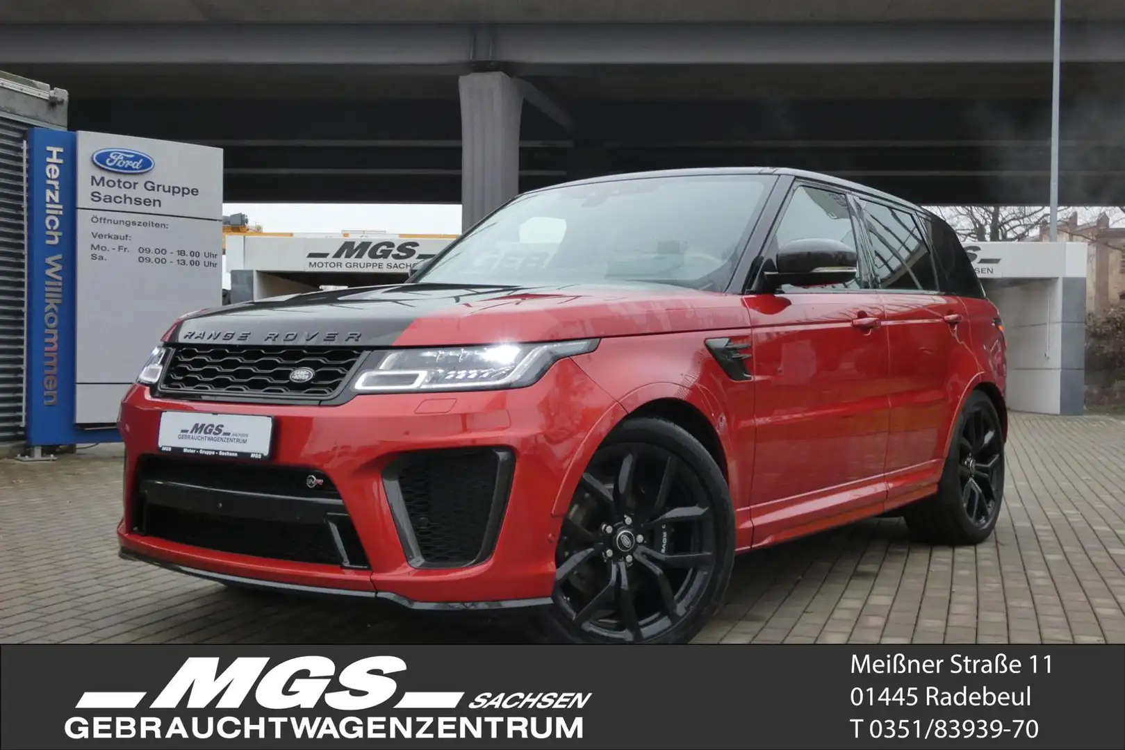 Land Rover Range Rover Sport 5.0 'SVR' #ACC #HUD #360 #AHK #PANO Rot - 1