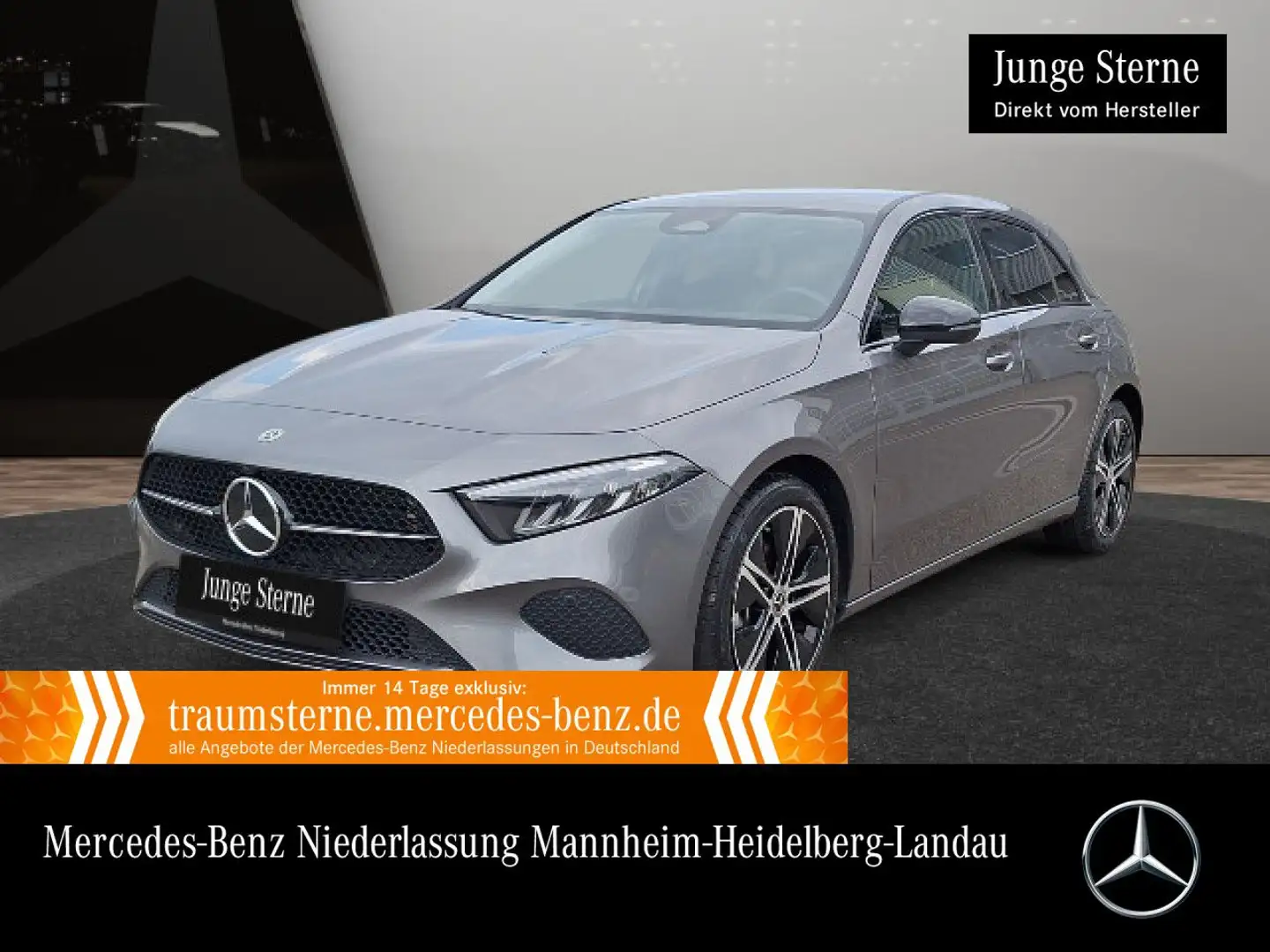 Mercedes-Benz A 180 PROGRESSIVE+NIGHT+AHK+LED+STHZG+KAMERA+7G Grau - 1