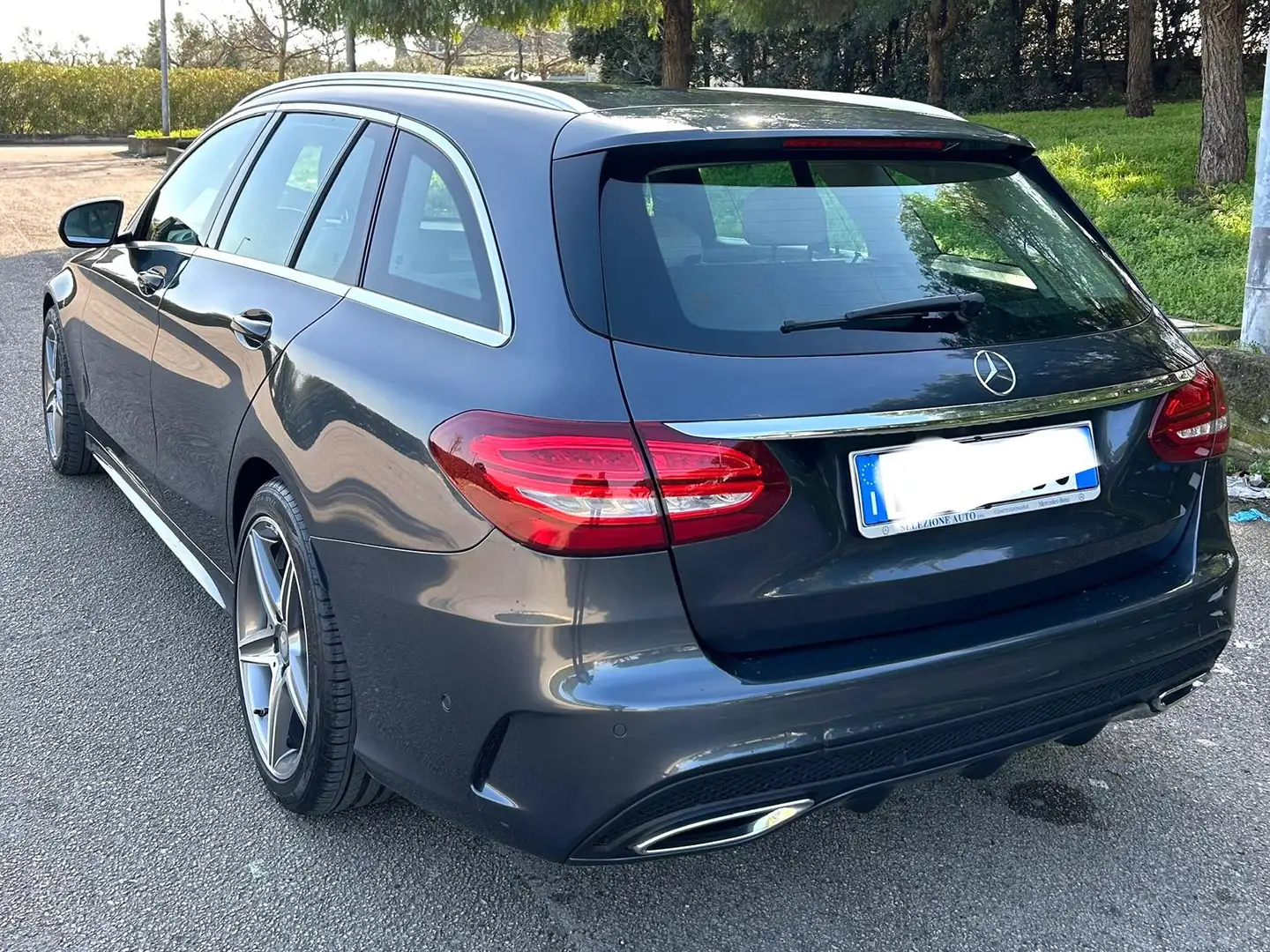 Mercedes-Benz C 200 C SW 200 d (bt) Premium auto Grigio - 2