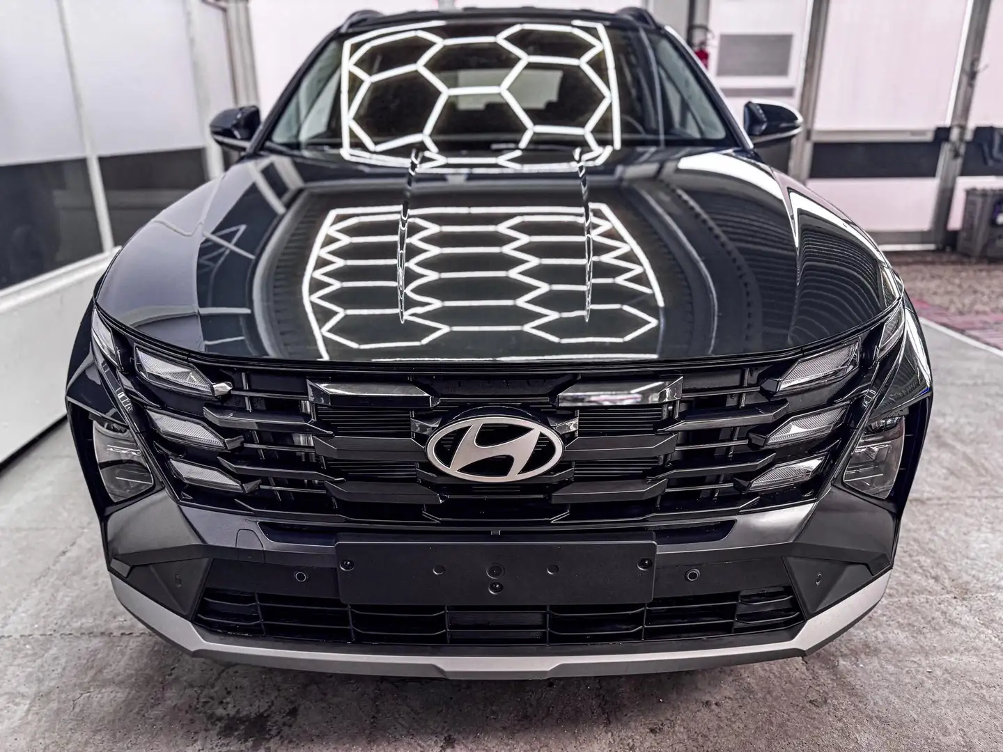 Hyundai TUCSON STYLE SHZ NAVI RFK BSD KLIMAAUTOMATIK 1.6 T-GDi... Grün - 2