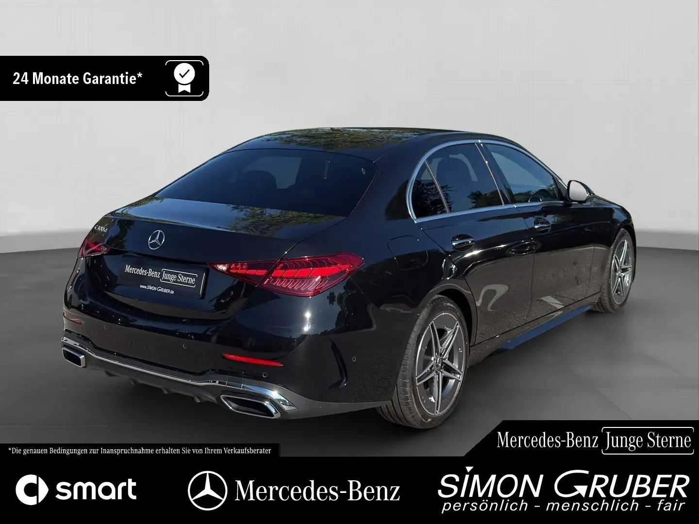 Mercedes-Benz C 300 d AMG Pano 360 DigiLight Memory Distronic Schwarz - 2