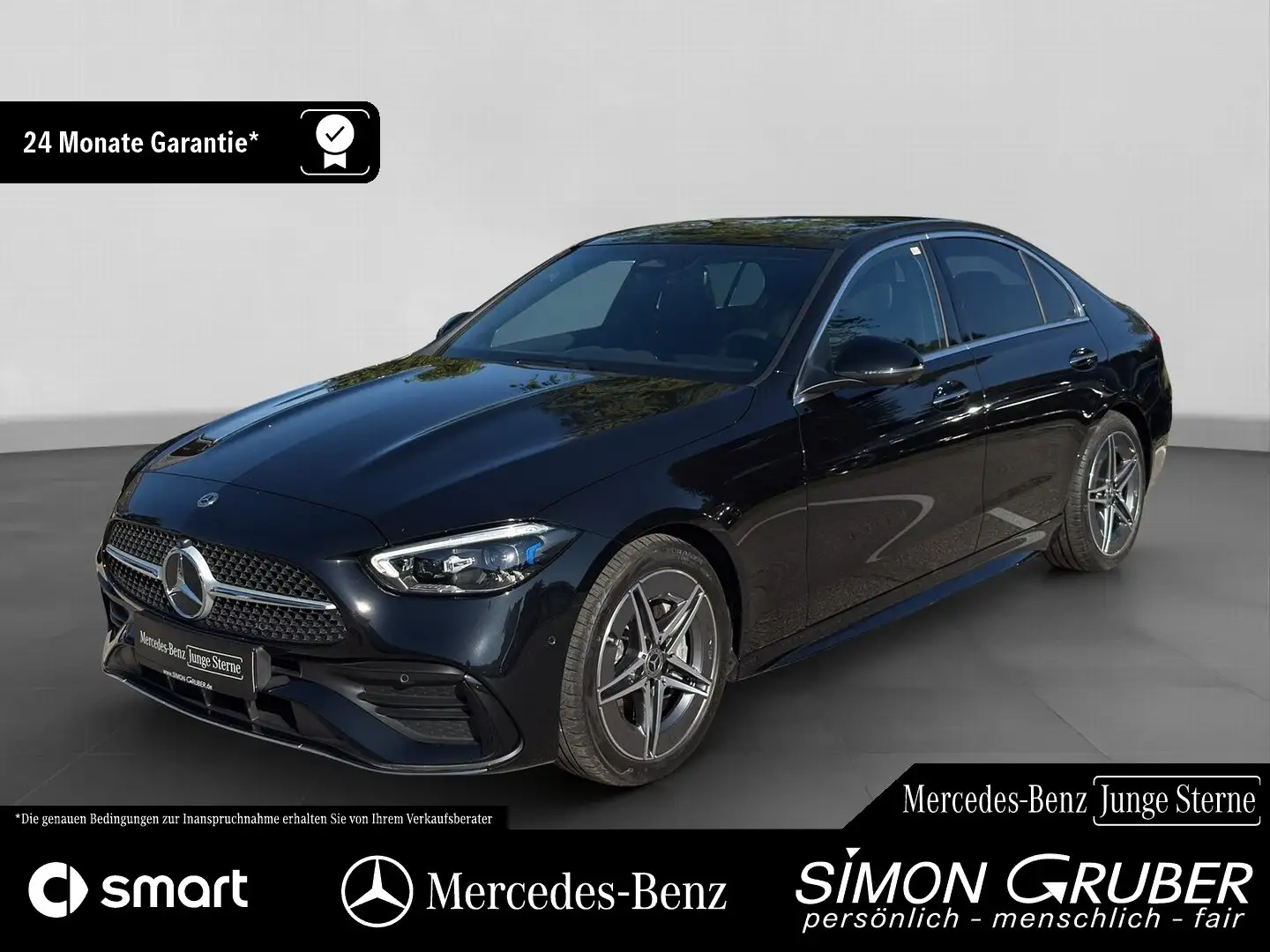 Mercedes-Benz C 300 d AMG Pano 360 DigiLight Memory Distr. Schwarz - 1