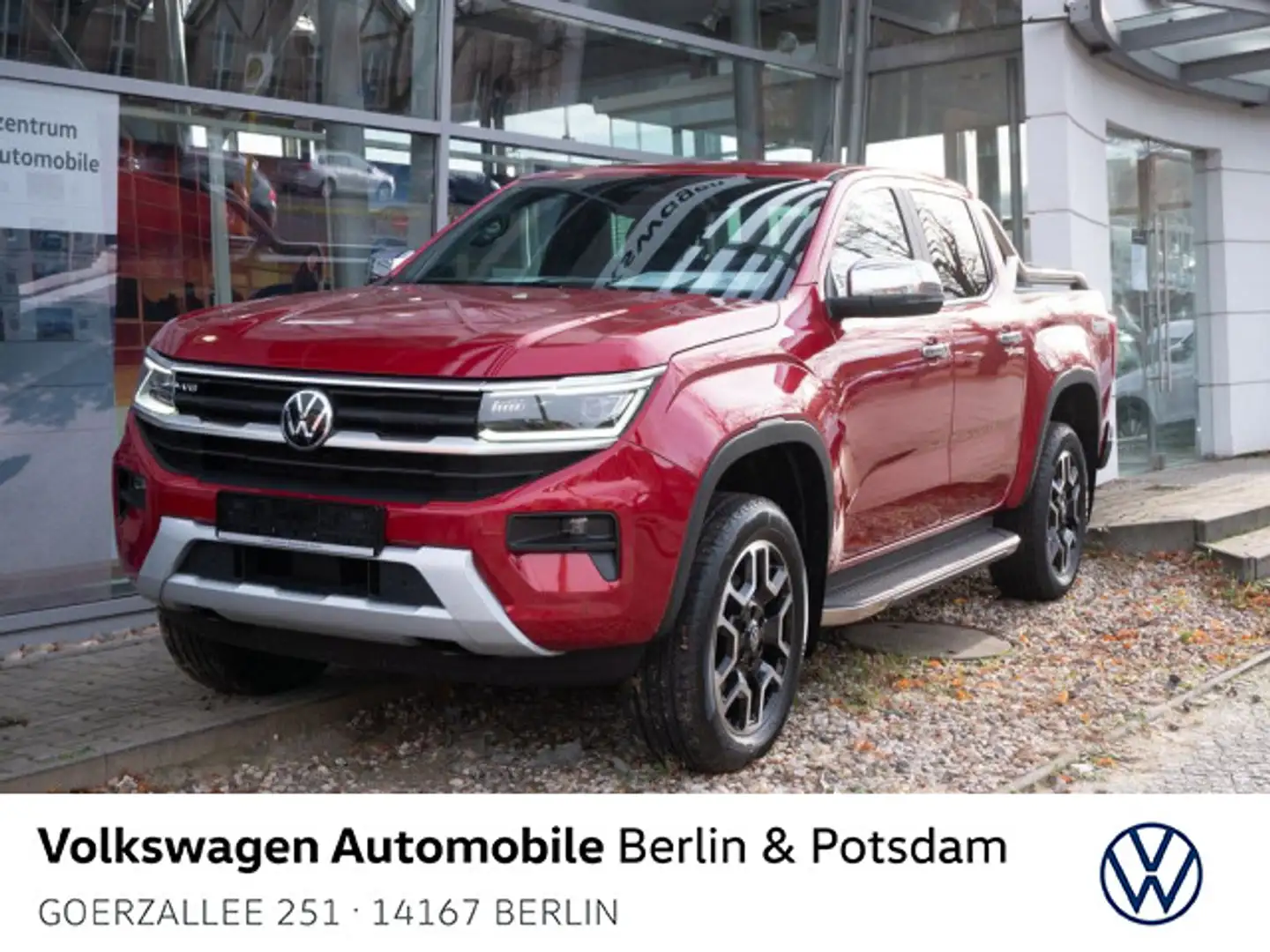 Volkswagen Amarok 3,0 TDI 10GA Style Navi Leder AHK R-Kamer Rot - 1