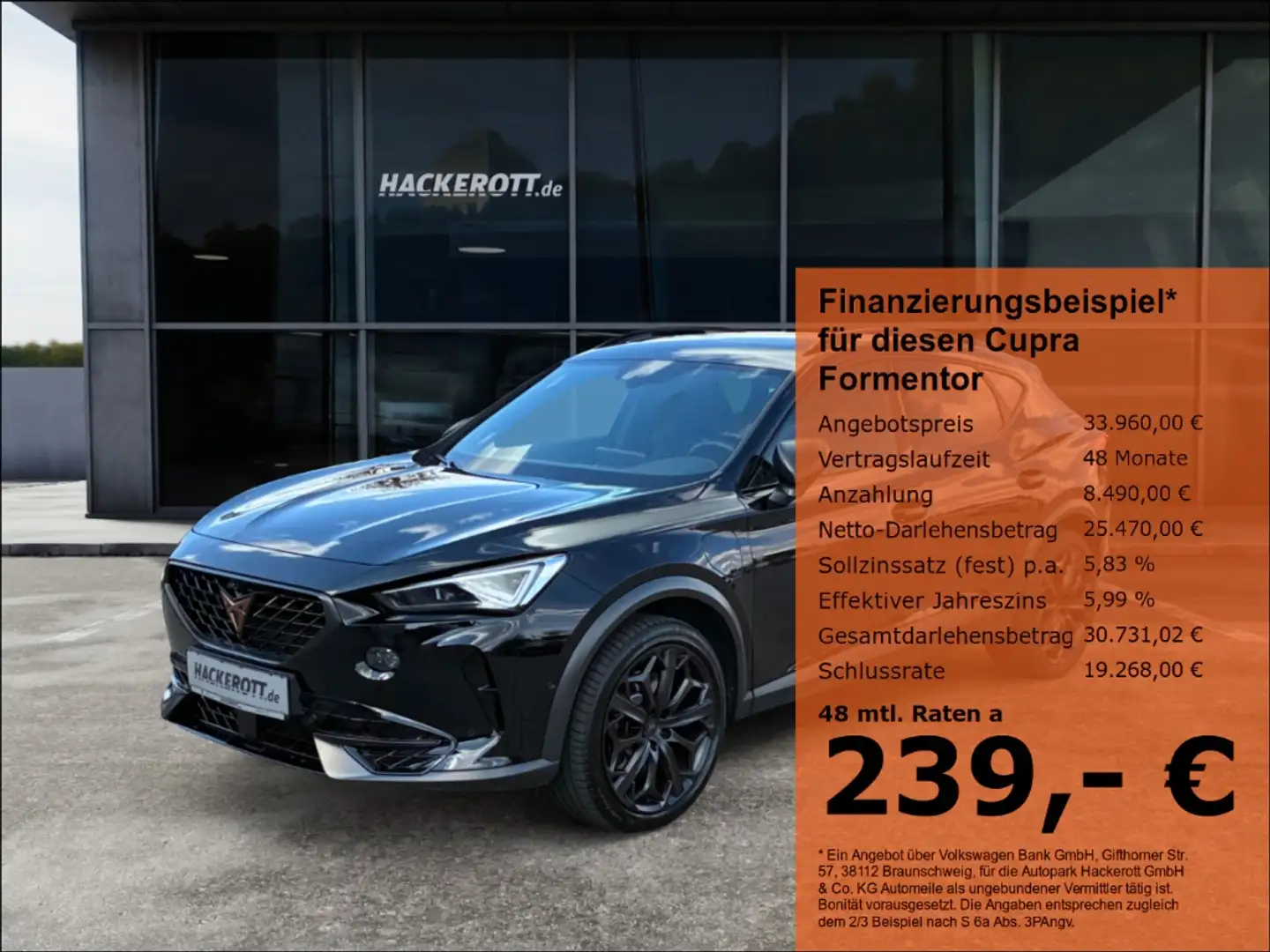 CUPRA Formentor VZ Tribe Edition e-Hybrid 1.4 Panorama Matrix-LED Schwarz - 1