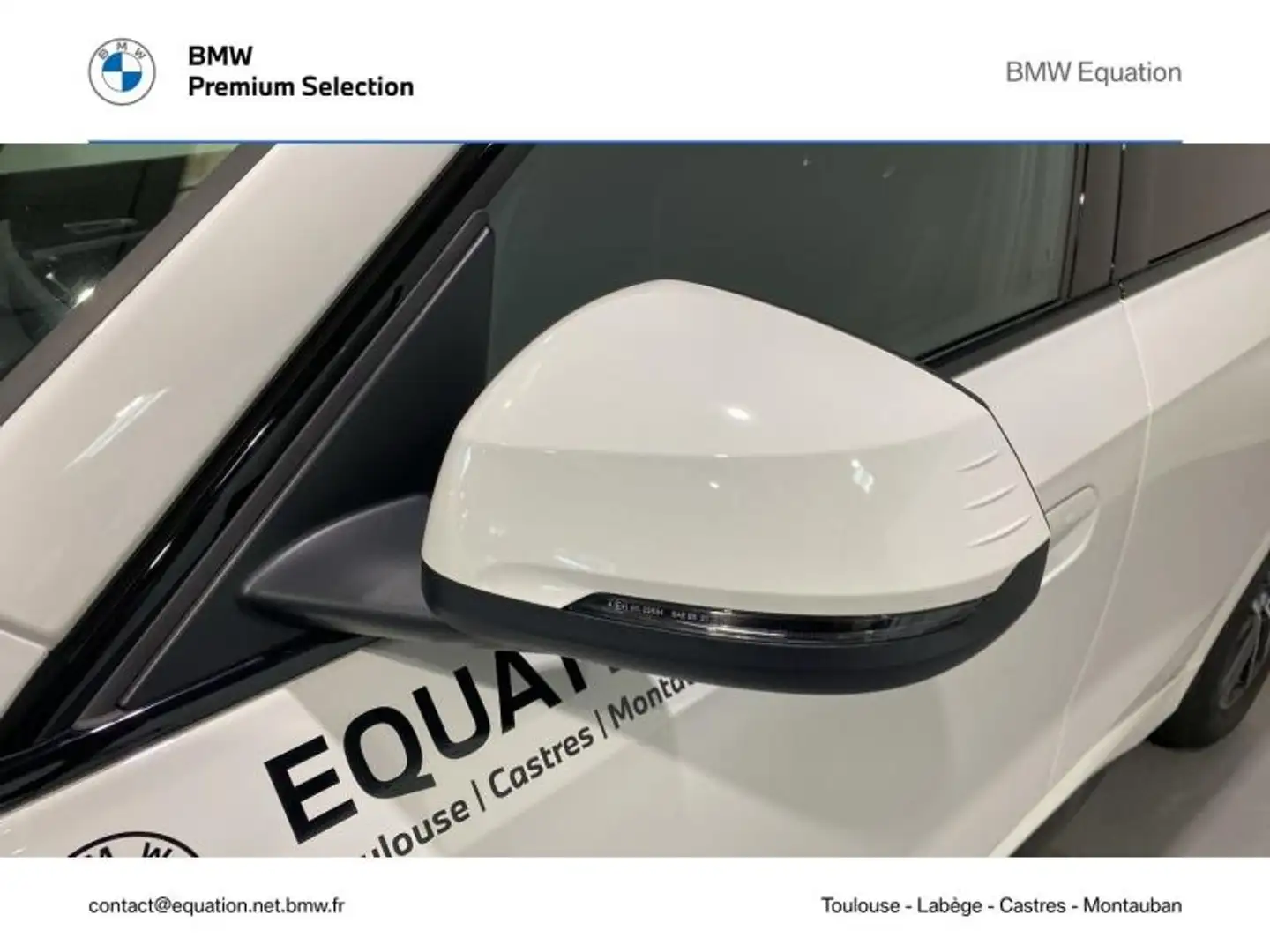 BMW X1 ieDrive20 204ch M Sport Blanc - 2