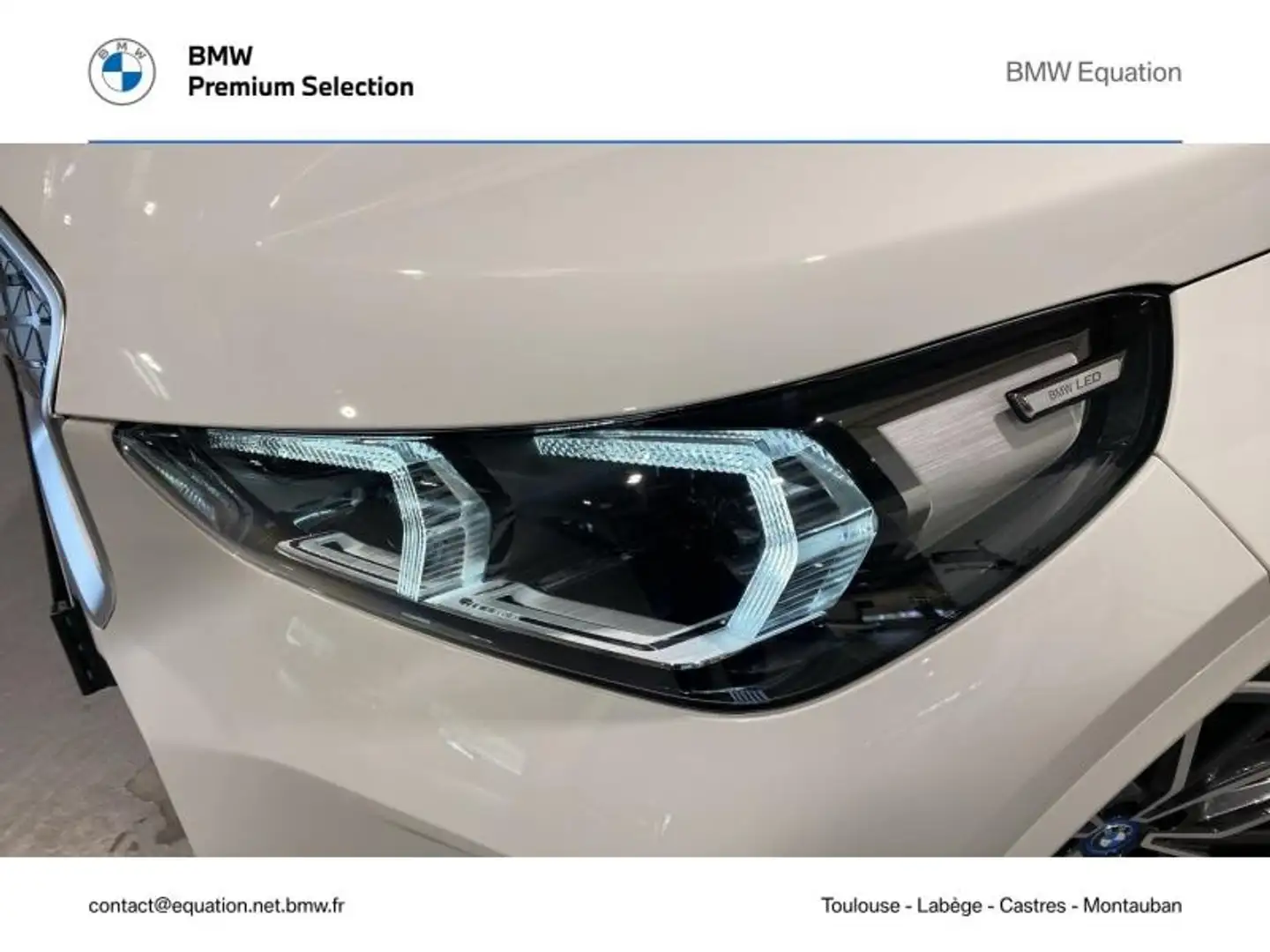 BMW X1 ieDrive20 204ch M Sport Blanc - 1