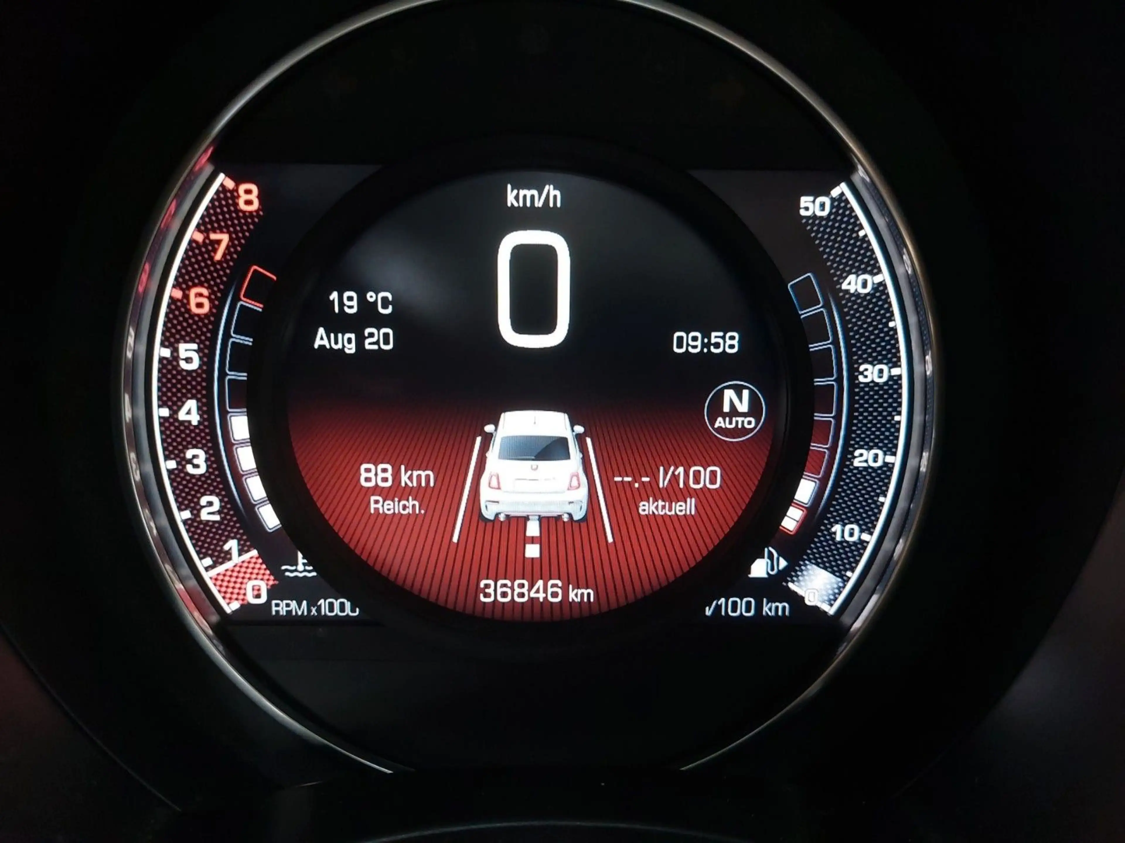 Abarth 595 RED EDITION CARPLAY PDC SPORT-FAHRWERK — photo 13