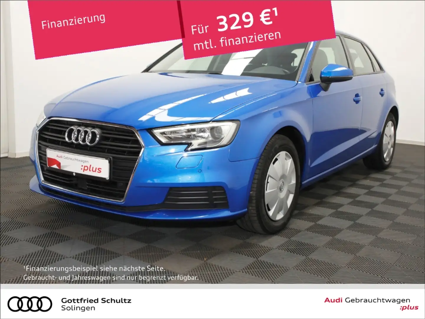Audi A3 Sportback 1.0 TSI ACC Navi Blau - 1