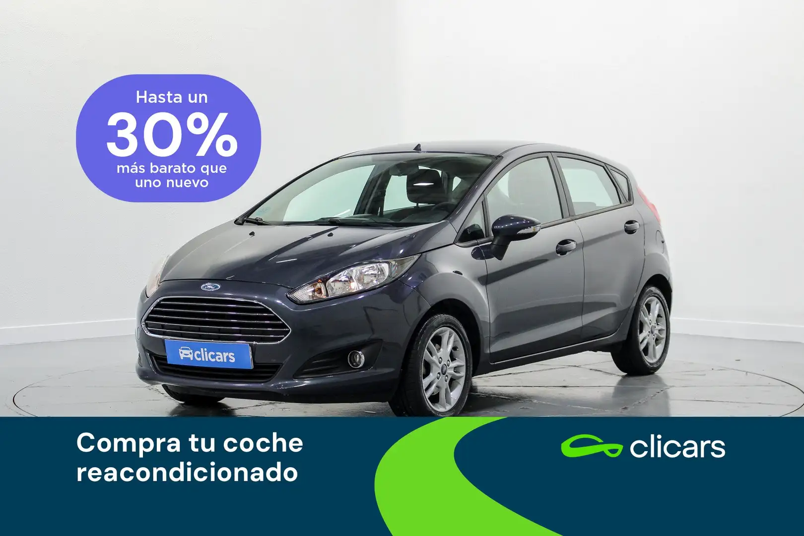 Ford Fiesta 1.25 Trend 82 Gris - 1