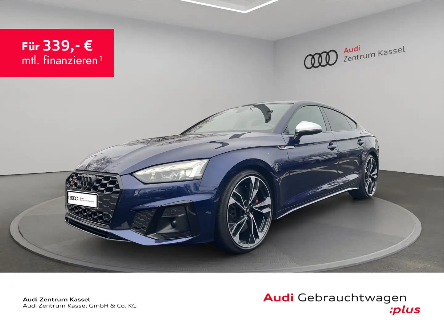 Audi S5 3.0 TDI qu. Matrix B&O Navi Kamera Bleu - 1