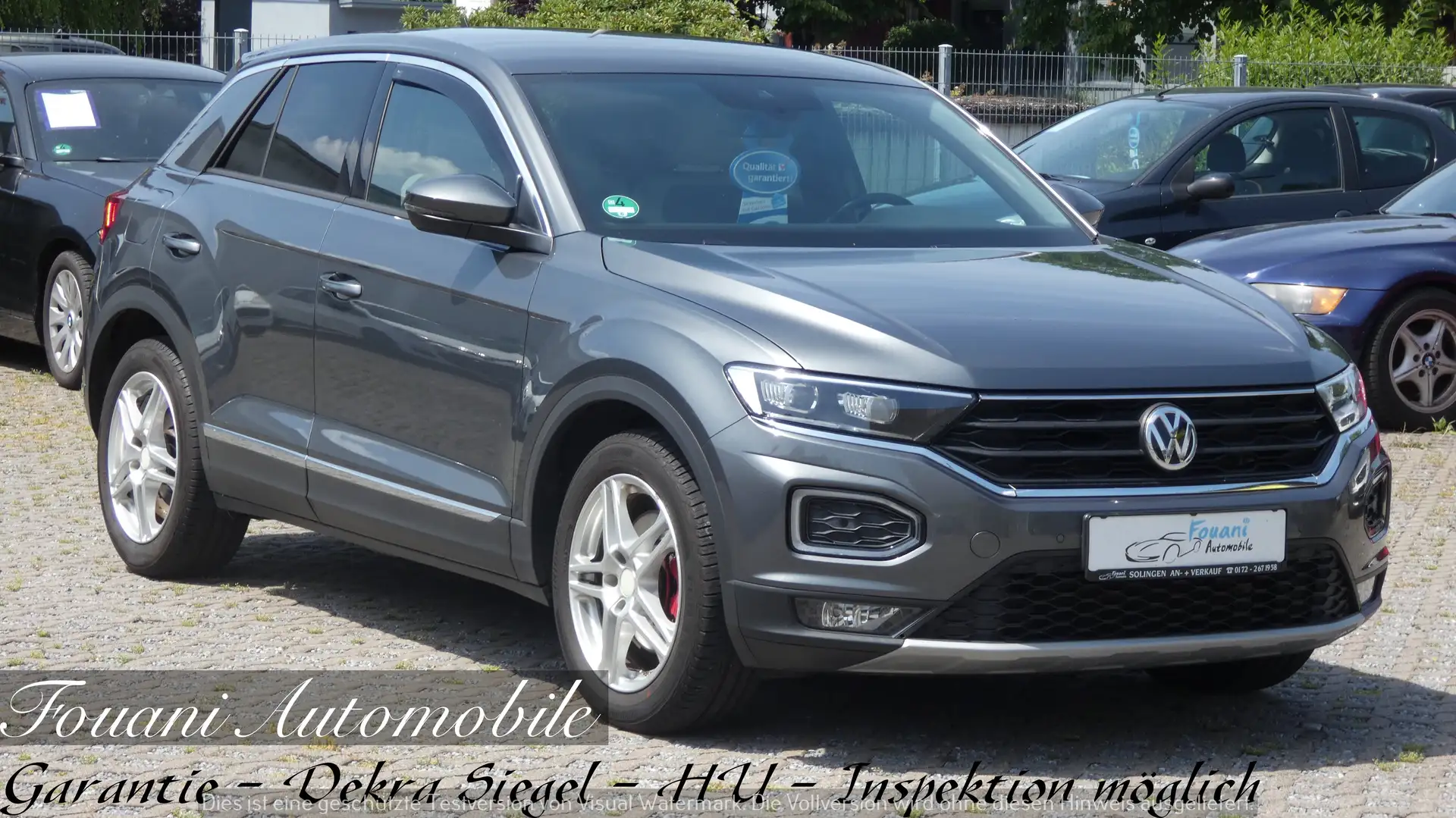 Volkswagen T-Roc Sport 4Motion 2.Hand 12 Monate Garantie  HU 03/27 Gris - 1