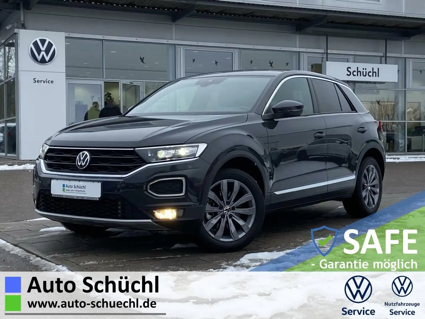 Volkswagen T-Roc 2.0 TSI DSG 4-MOTION Sport AHK+ACTIVE-INFO Grau - 1