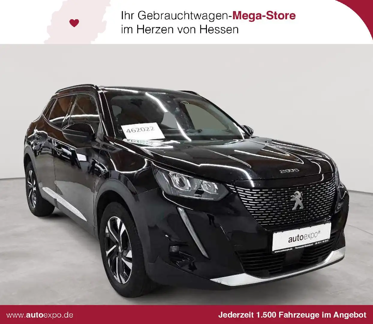 Peugeot 2008 2008 BlueHDi 130 EAT8 Allure Pack Navi AHK Schwarz - 1