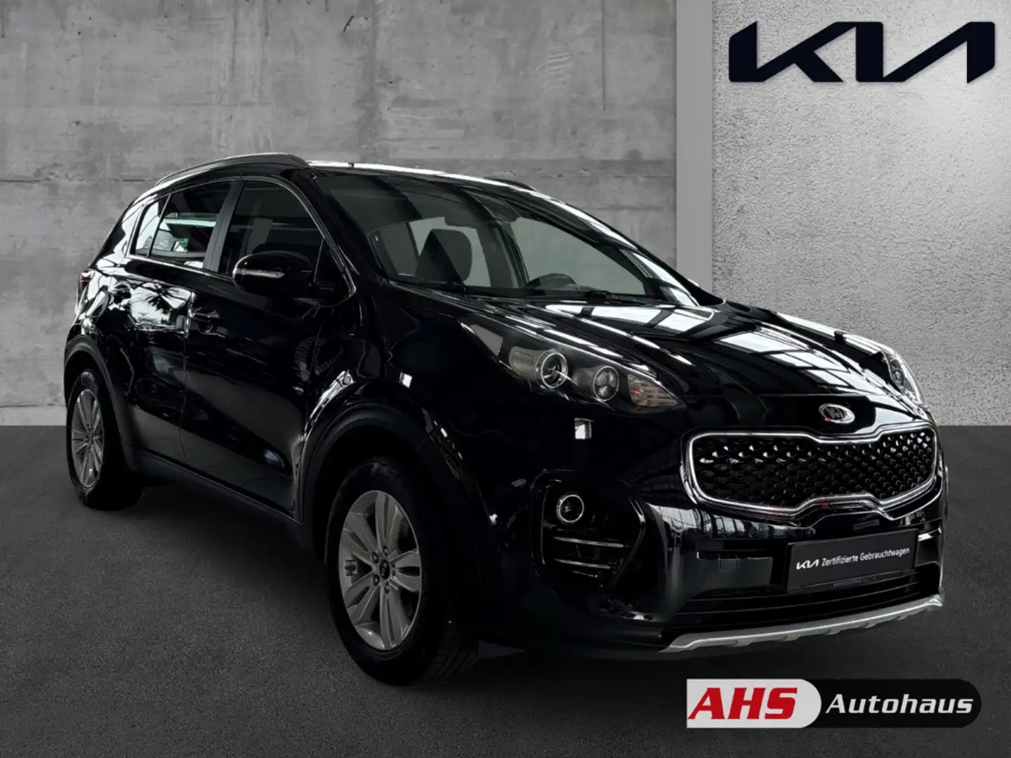 Kia Sportage Vision 4WD 1.6 T-GDI Navi PDC SHZ Rückfahrkamera K Zwart - 2