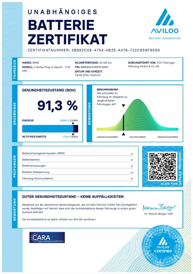 BMW 330 e iPerformance Touring Advantage ACC Laser SpurAss Weiß - 2