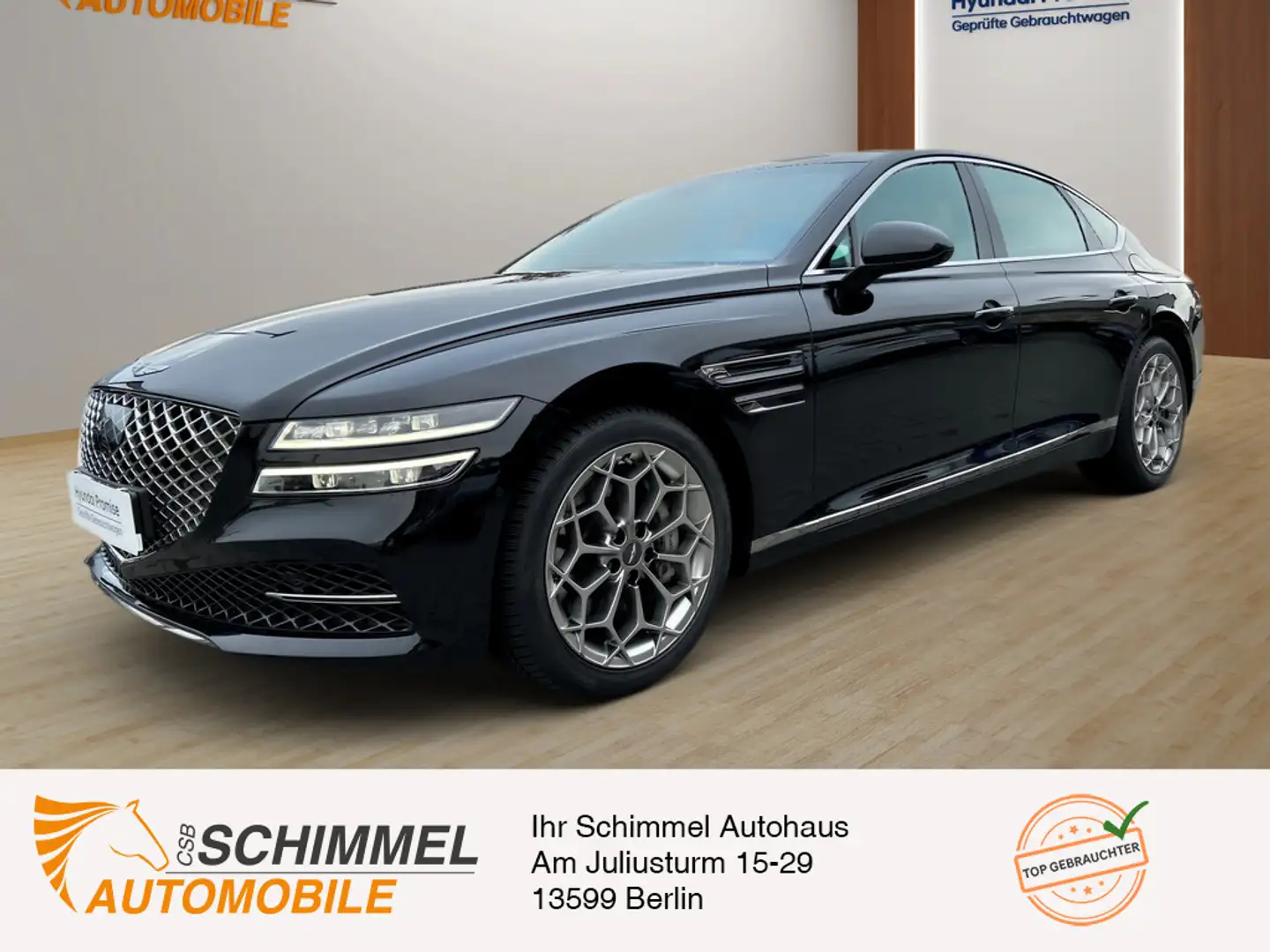 Genesis G80 Luxury 2,5 l 4WD SHZ RÜCKFAHRKAMERA LED Negru - 1