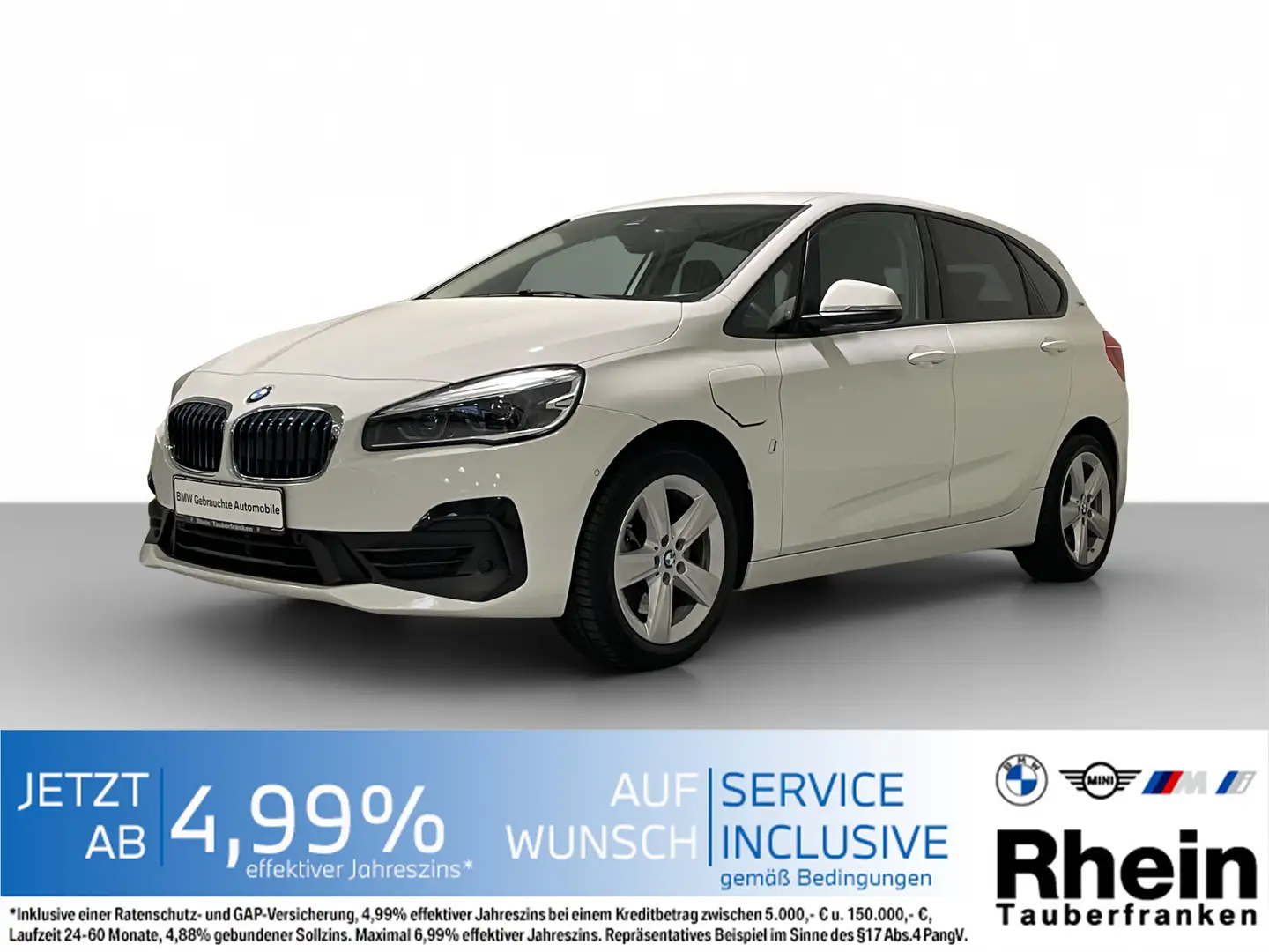 BMW 225 xe iPerformance LED*Navi*ACC*Kamera*Parkass. Blanc - 1