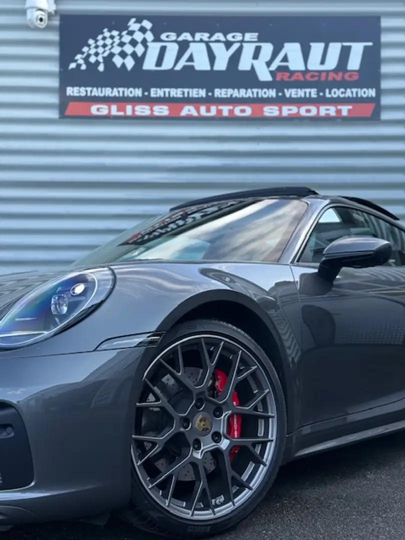 Porsche 911 992 CARRERA S 3.0 450CV *EXLUSIVE *AEROKIT USINE*TOE*PACK SPORT*CHRONO* Silber - 2