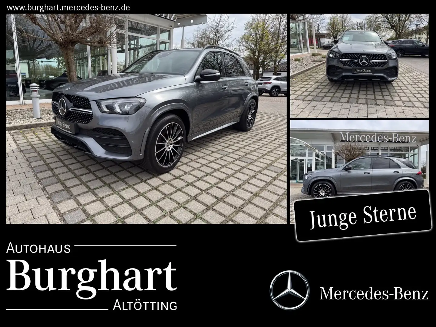 Mercedes-Benz GLE 350 GLE 350 de 4M AMG Line Night/AHK/Fahrassistenz LED Grijs - 1